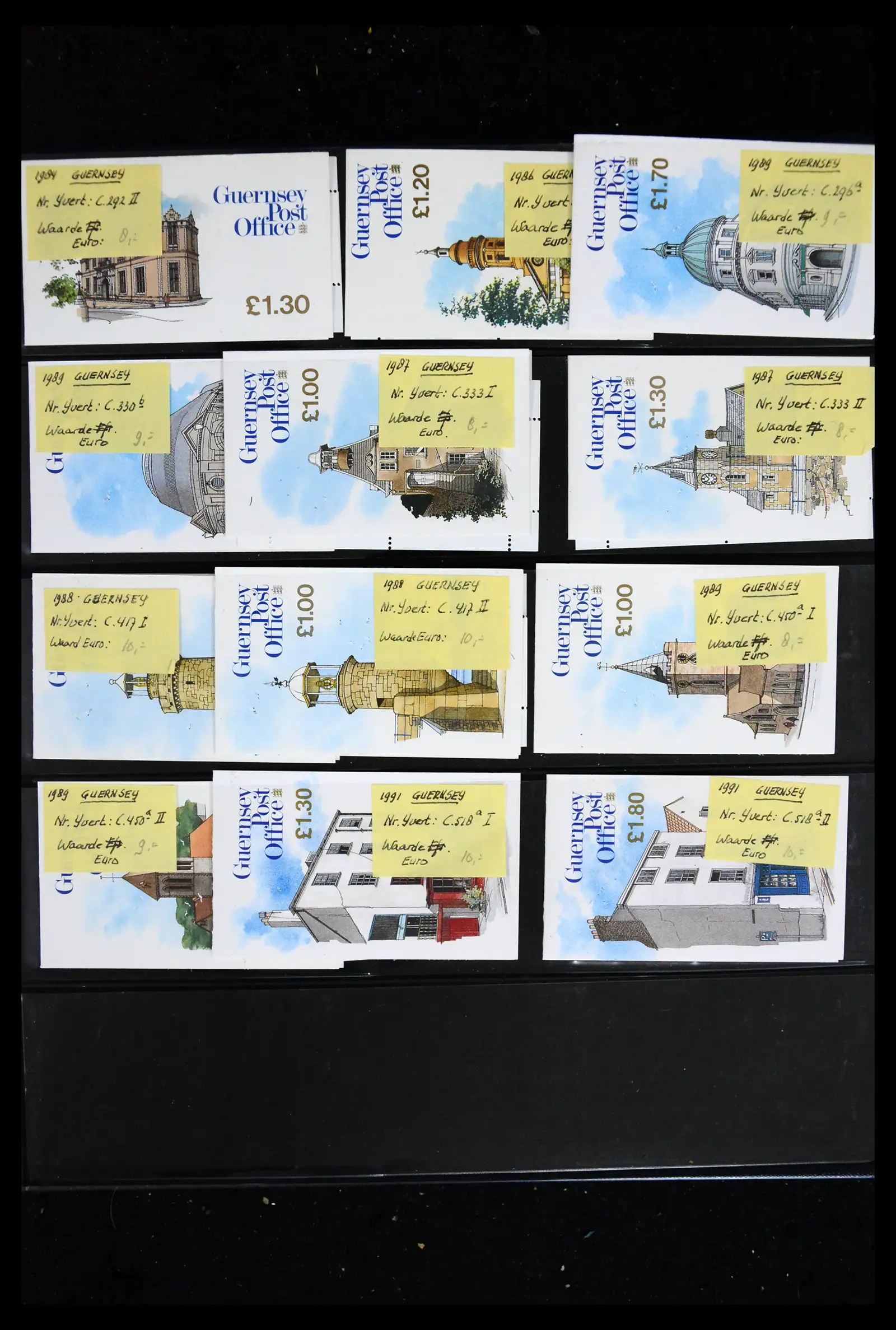 41607 0003 - Postzegelverzameling 41607 Kanaaleilanden postzegelboekjes vanaf 1969.