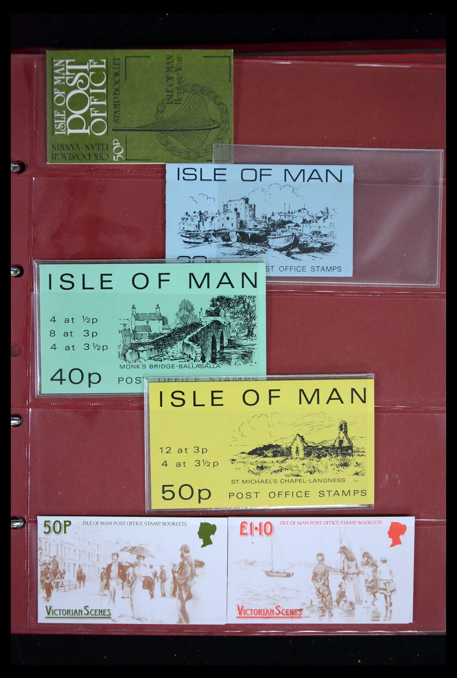 41607 0015 - Postzegelverzameling 41607 Kanaaleilanden postzegelboekjes vanaf 1969.