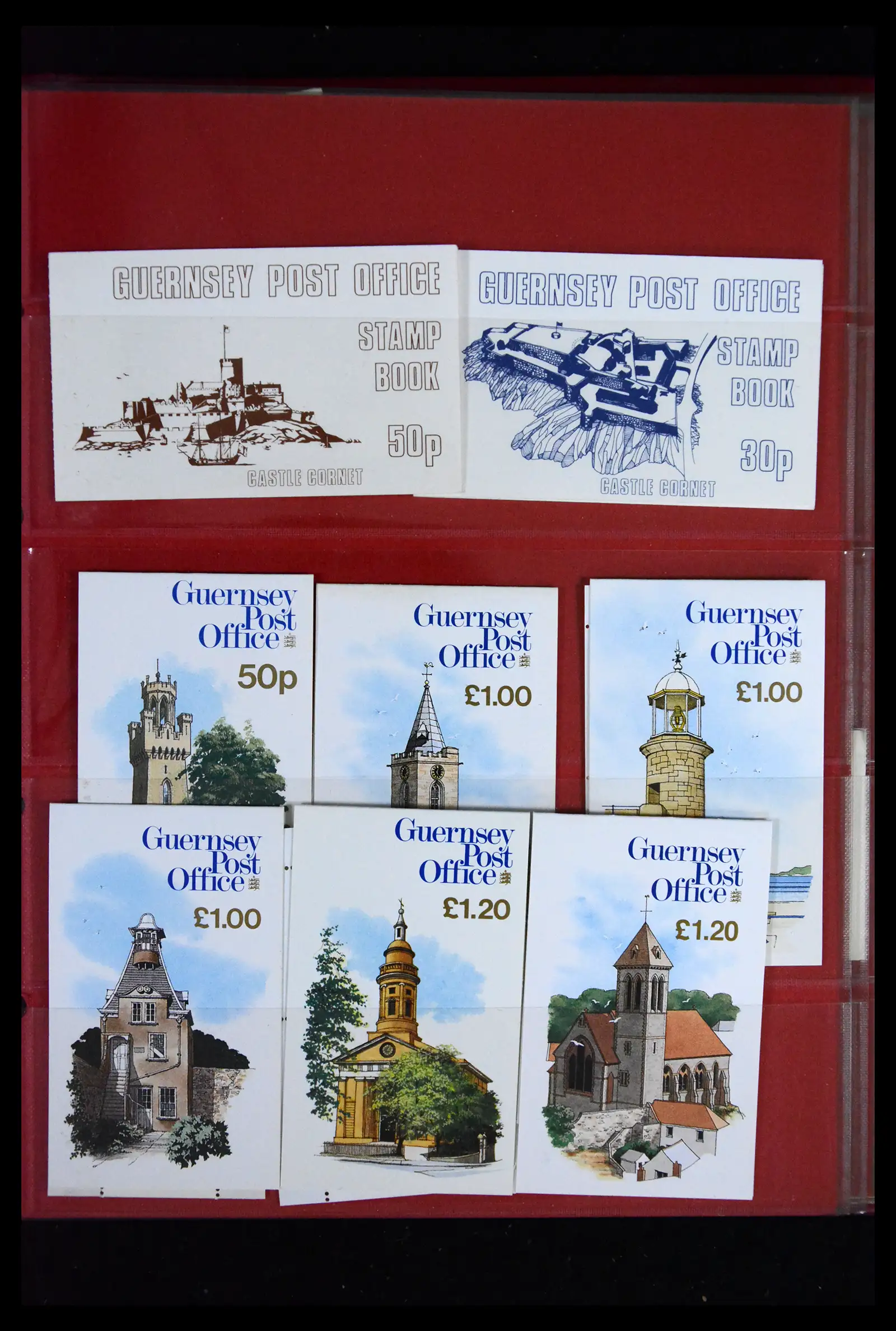 41607 0016 - Postzegelverzameling 41607 Kanaaleilanden postzegelboekjes vanaf 1969.