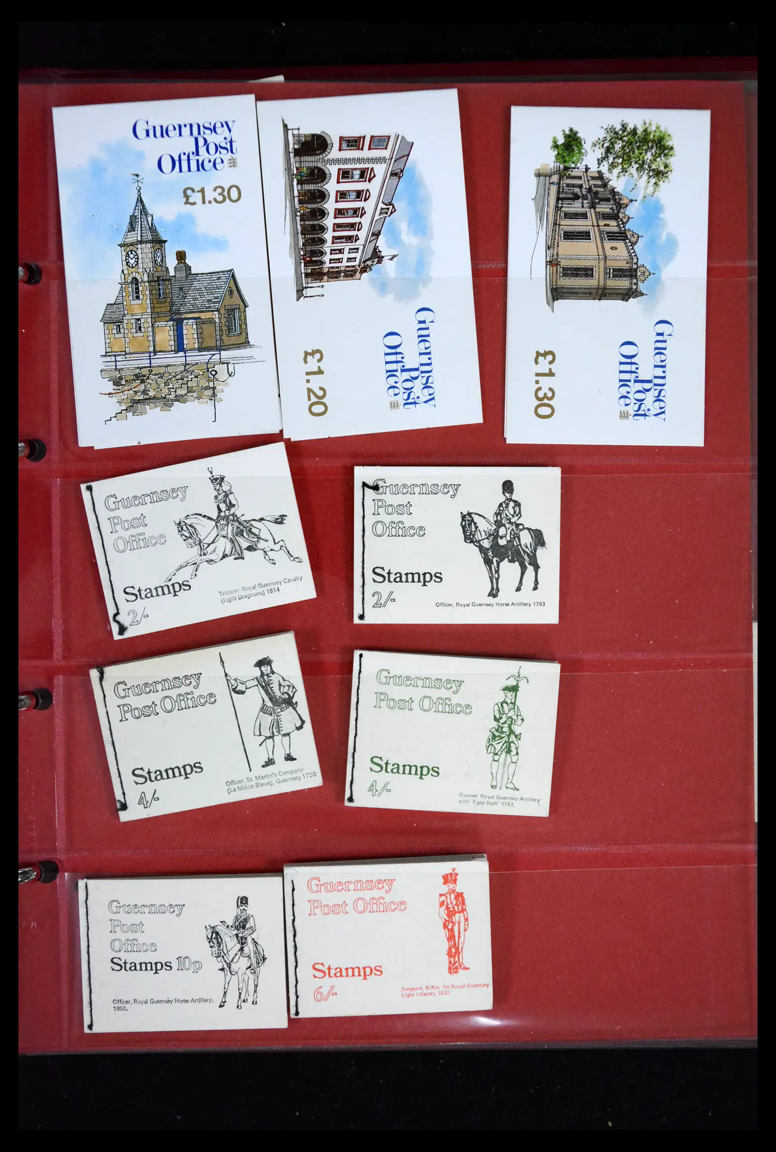 41607 0017 - Postzegelverzameling 41607 Kanaaleilanden postzegelboekjes vanaf 1969.