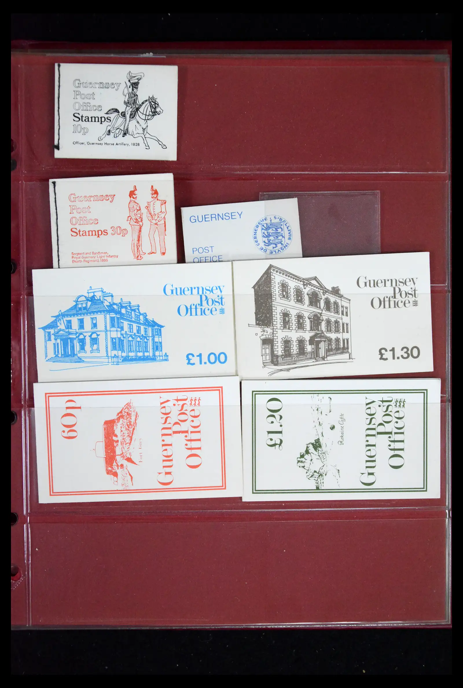 41607 0018 - Postzegelverzameling 41607 Kanaaleilanden postzegelboekjes vanaf 1969.