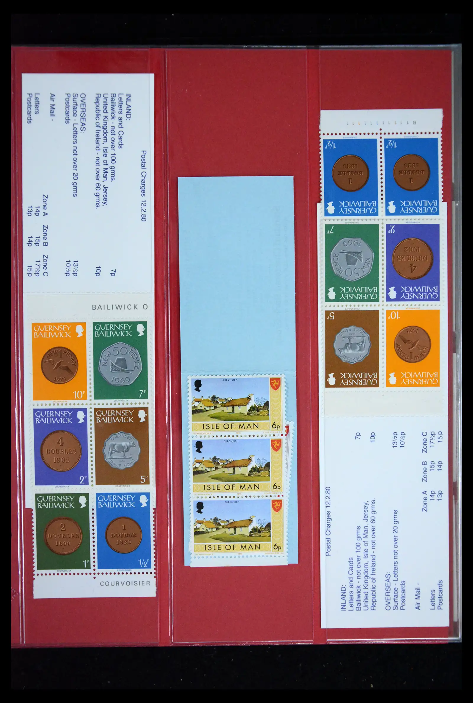 41607 0024 - Postzegelverzameling 41607 Kanaaleilanden postzegelboekjes vanaf 1969.