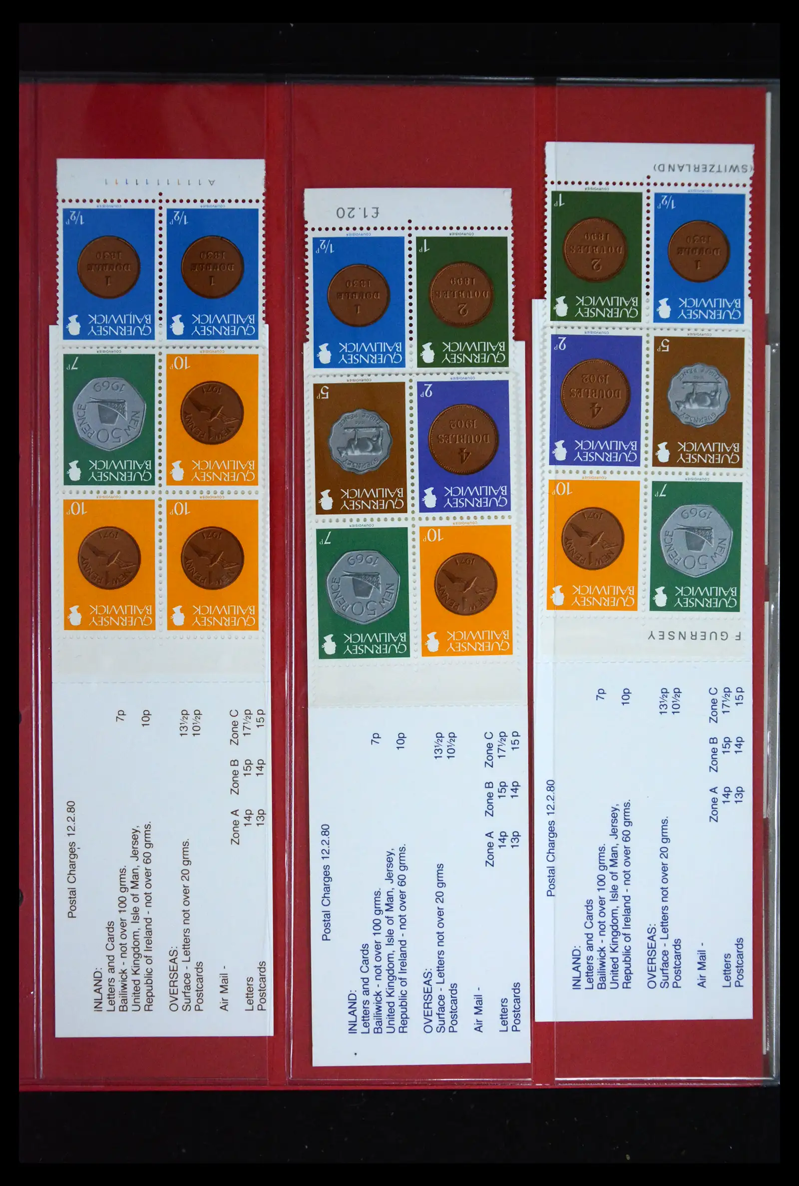 41607 0025 - Postzegelverzameling 41607 Kanaaleilanden postzegelboekjes vanaf 1969.