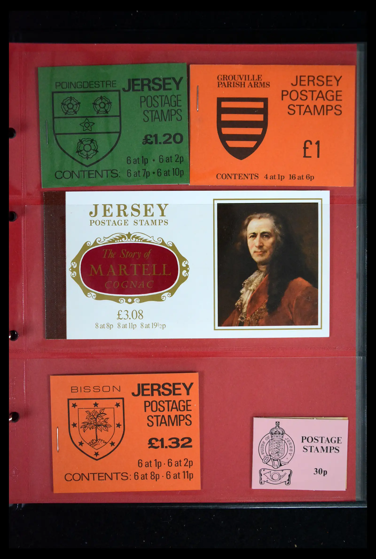 41607 0033 - Postzegelverzameling 41607 Kanaaleilanden postzegelboekjes vanaf 1969.