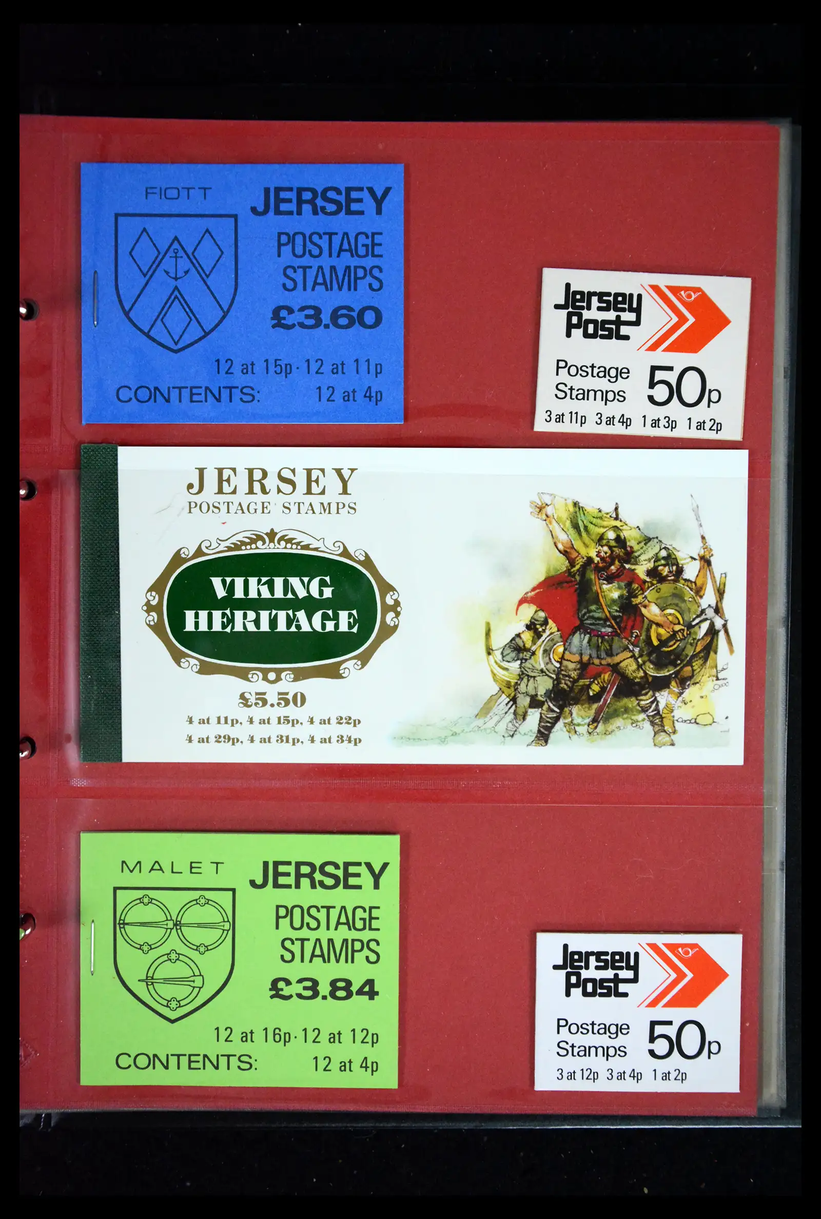 41607 0035 - Postzegelverzameling 41607 Kanaaleilanden postzegelboekjes vanaf 1969.