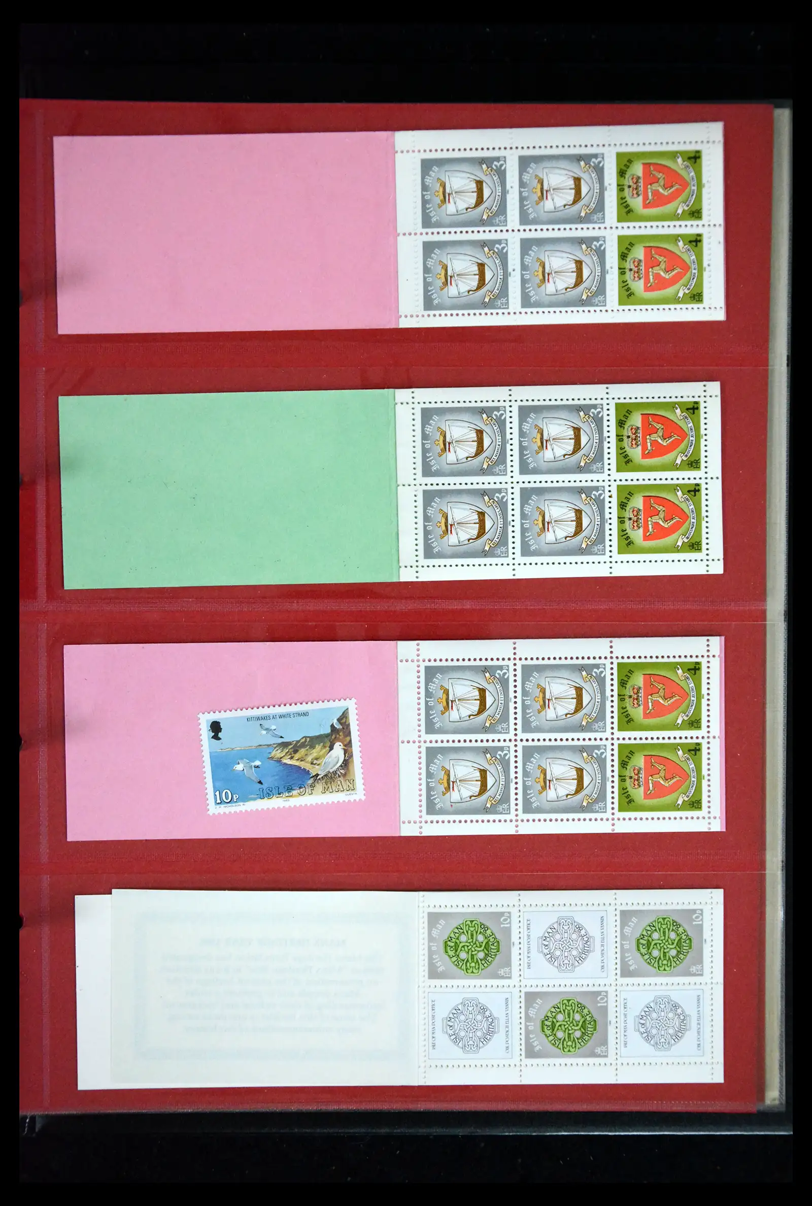 41607 0037 - Postzegelverzameling 41607 Kanaaleilanden postzegelboekjes vanaf 1969.