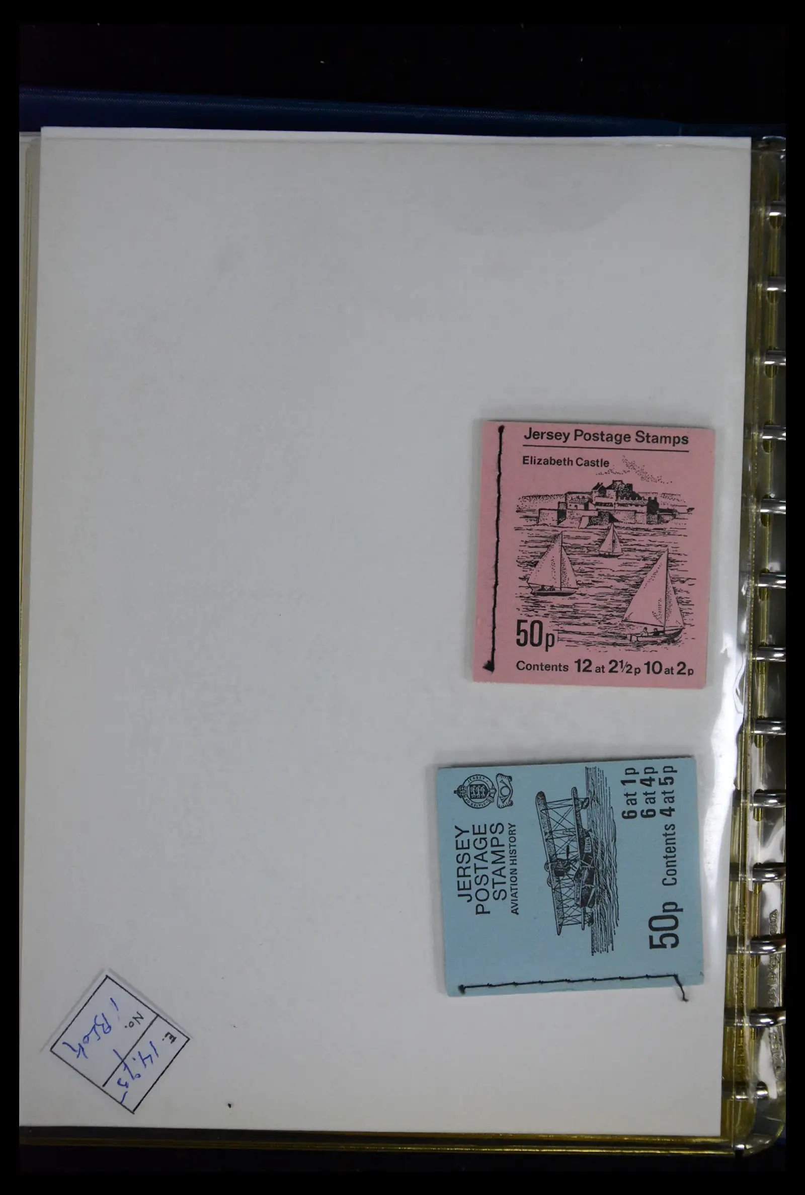 41607 0094 - Postzegelverzameling 41607 Kanaaleilanden postzegelboekjes vanaf 1969.