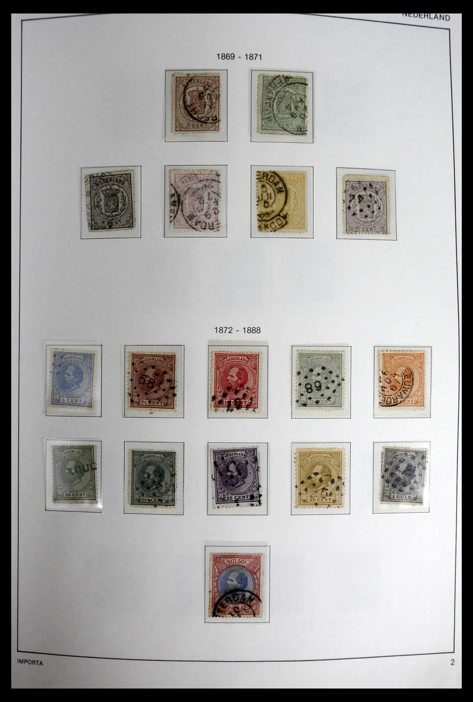 41609 0002 - Stamp collection 41609 Netherlands 1852-1980.