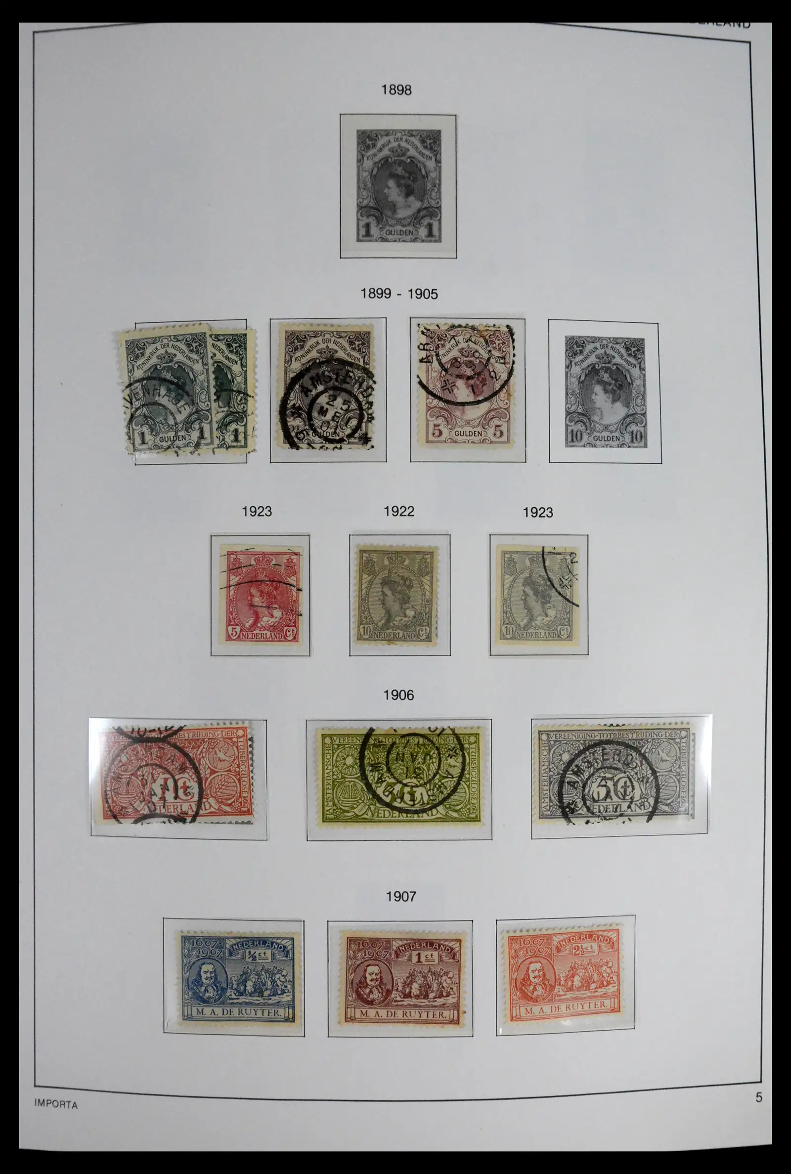 41609 0005 - Stamp collection 41609 Netherlands 1852-1980.