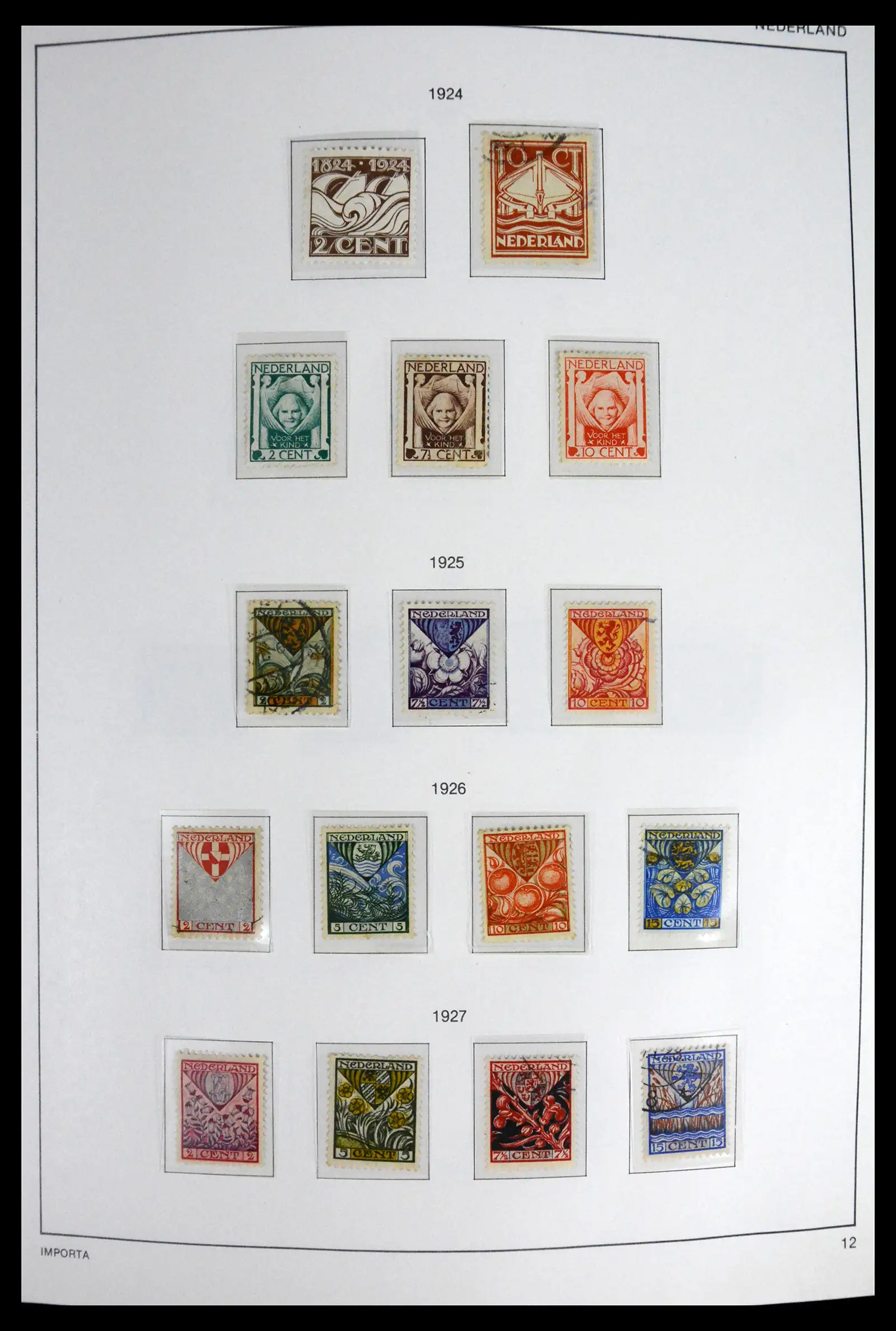 41609 0012 - Stamp collection 41609 Netherlands 1852-1980.