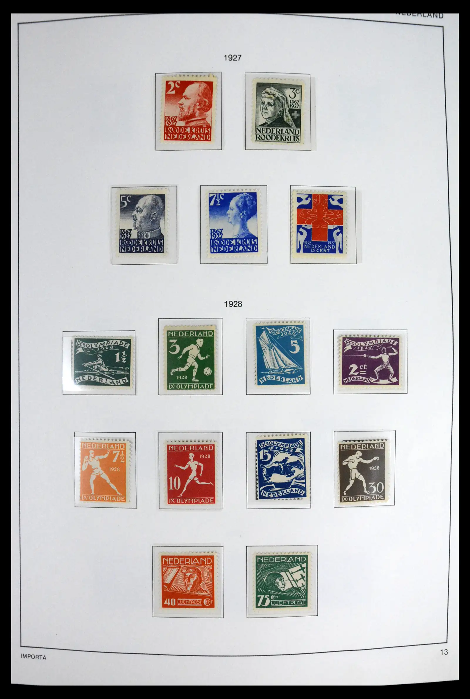 41609 0013 - Stamp collection 41609 Netherlands 1852-1980.