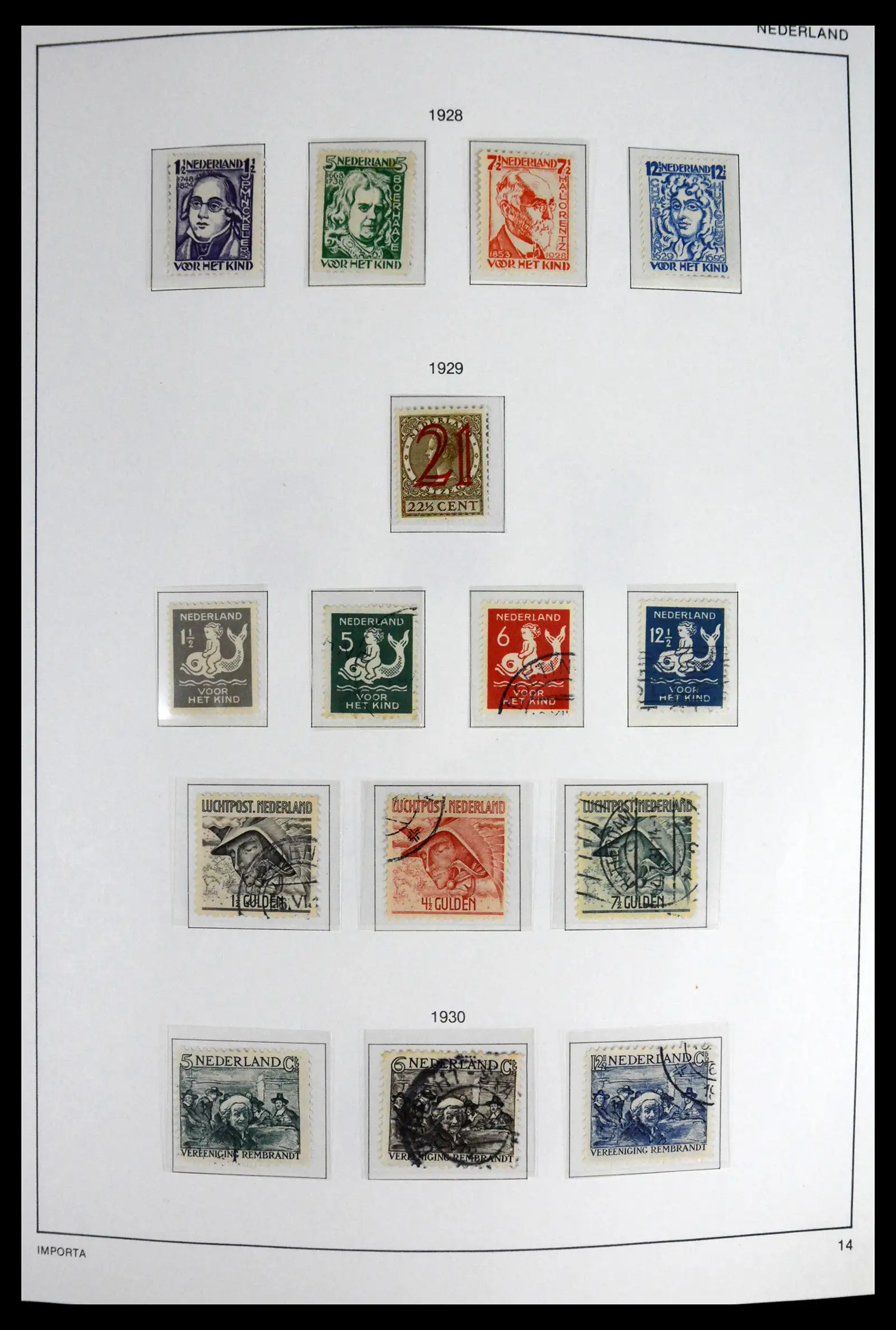 41609 0014 - Stamp collection 41609 Netherlands 1852-1980.