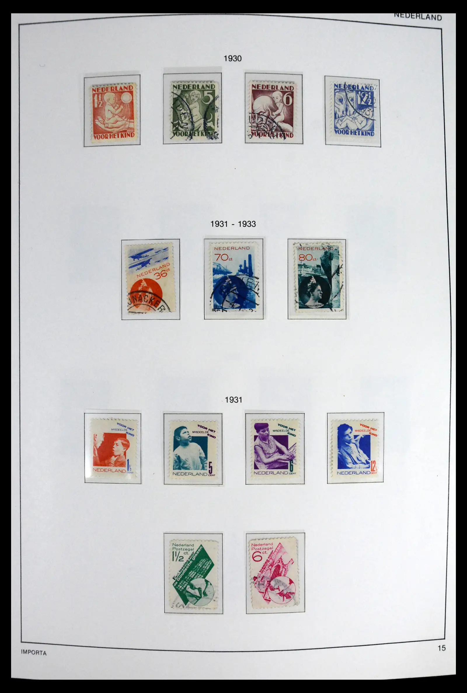 41609 0015 - Stamp collection 41609 Netherlands 1852-1980.