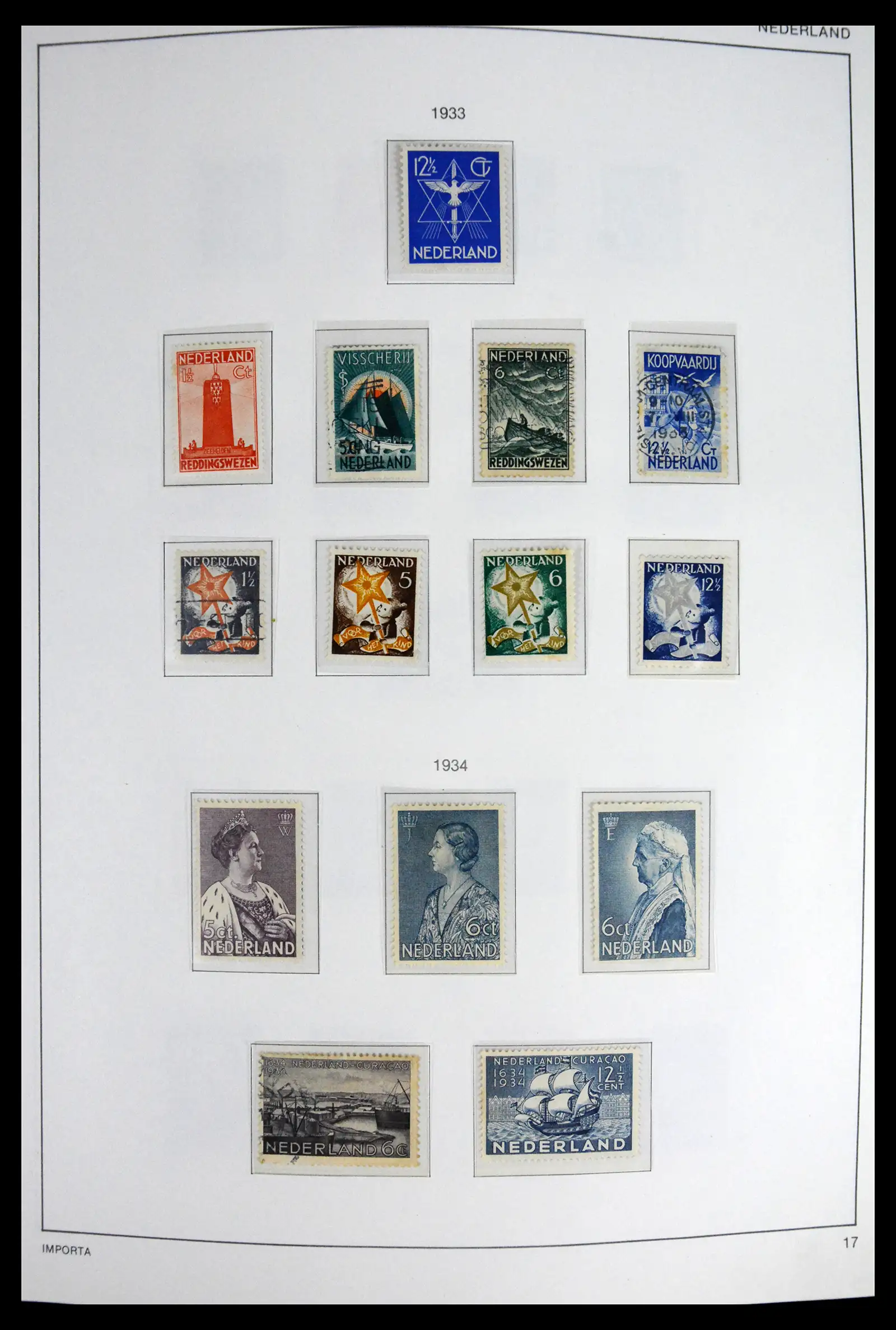 41609 0017 - Stamp collection 41609 Netherlands 1852-1980.