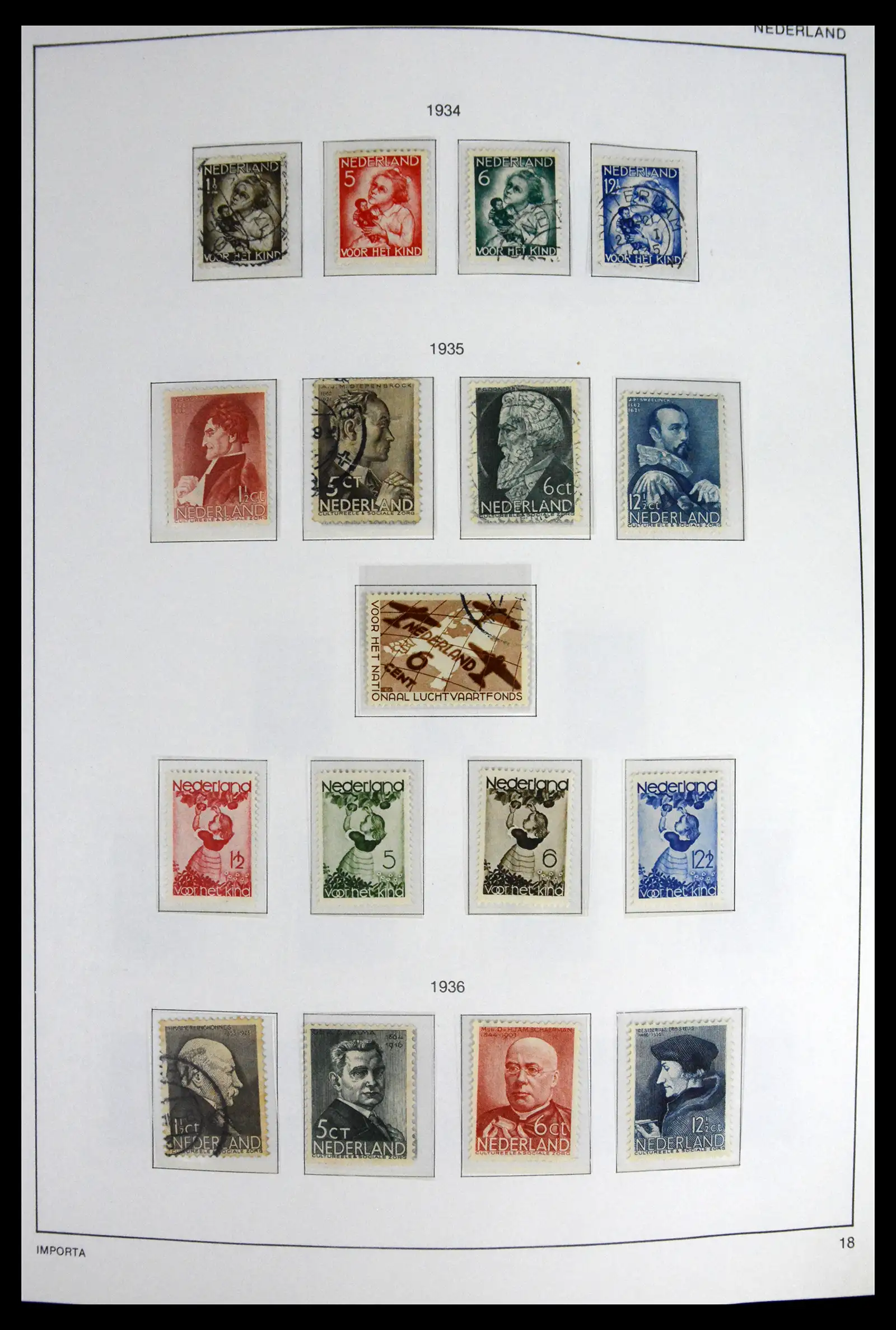 41609 0018 - Stamp collection 41609 Netherlands 1852-1980.