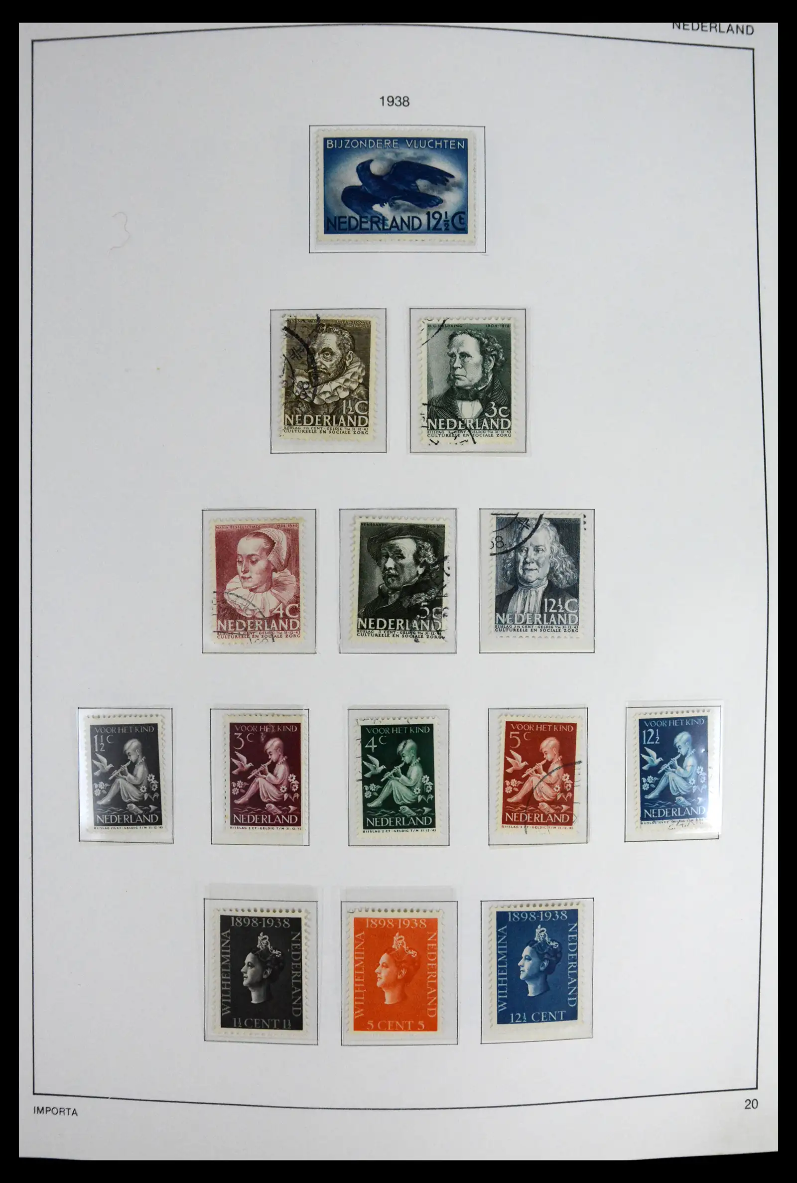 41609 0020 - Stamp collection 41609 Netherlands 1852-1980.