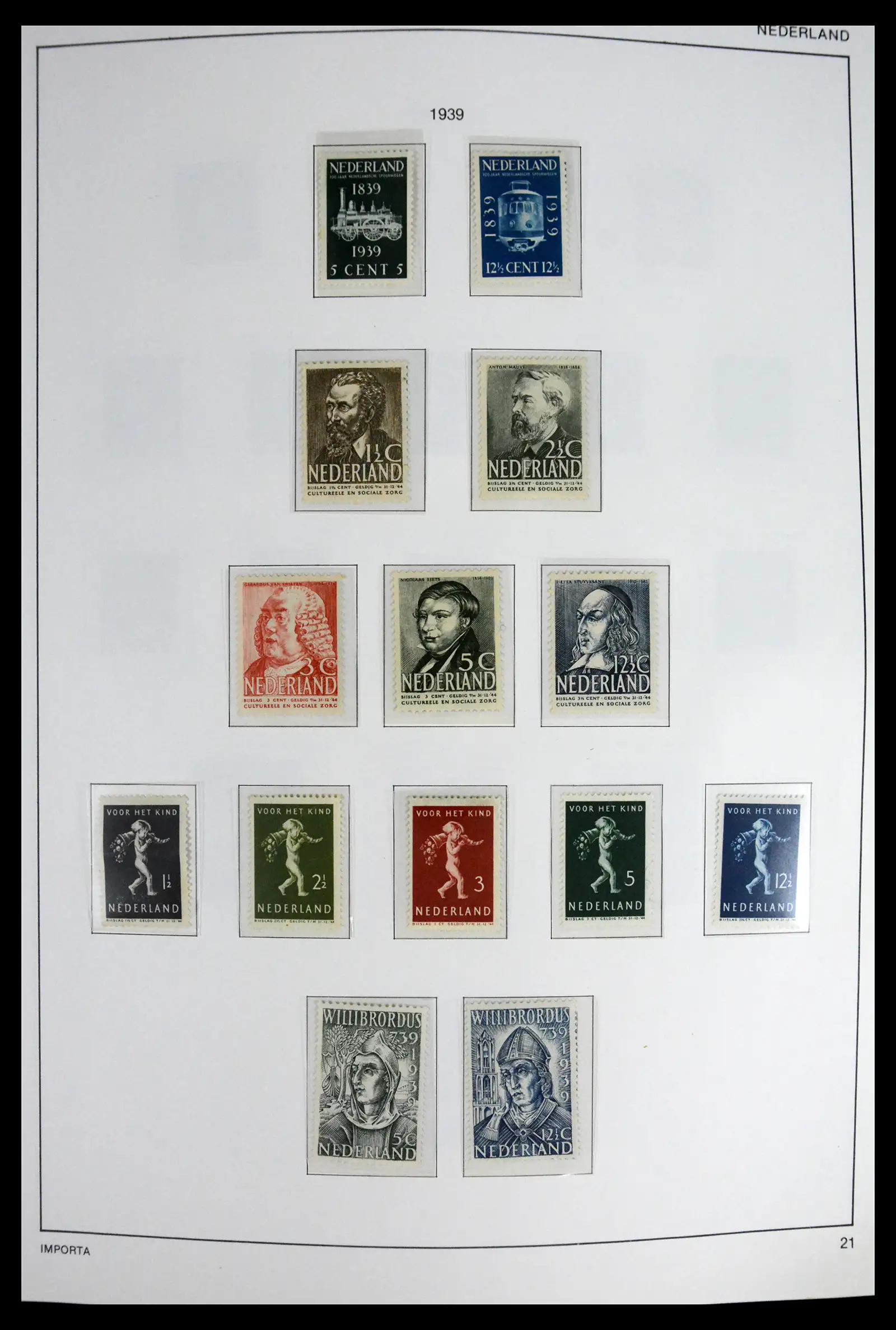 41609 0021 - Stamp collection 41609 Netherlands 1852-1980.