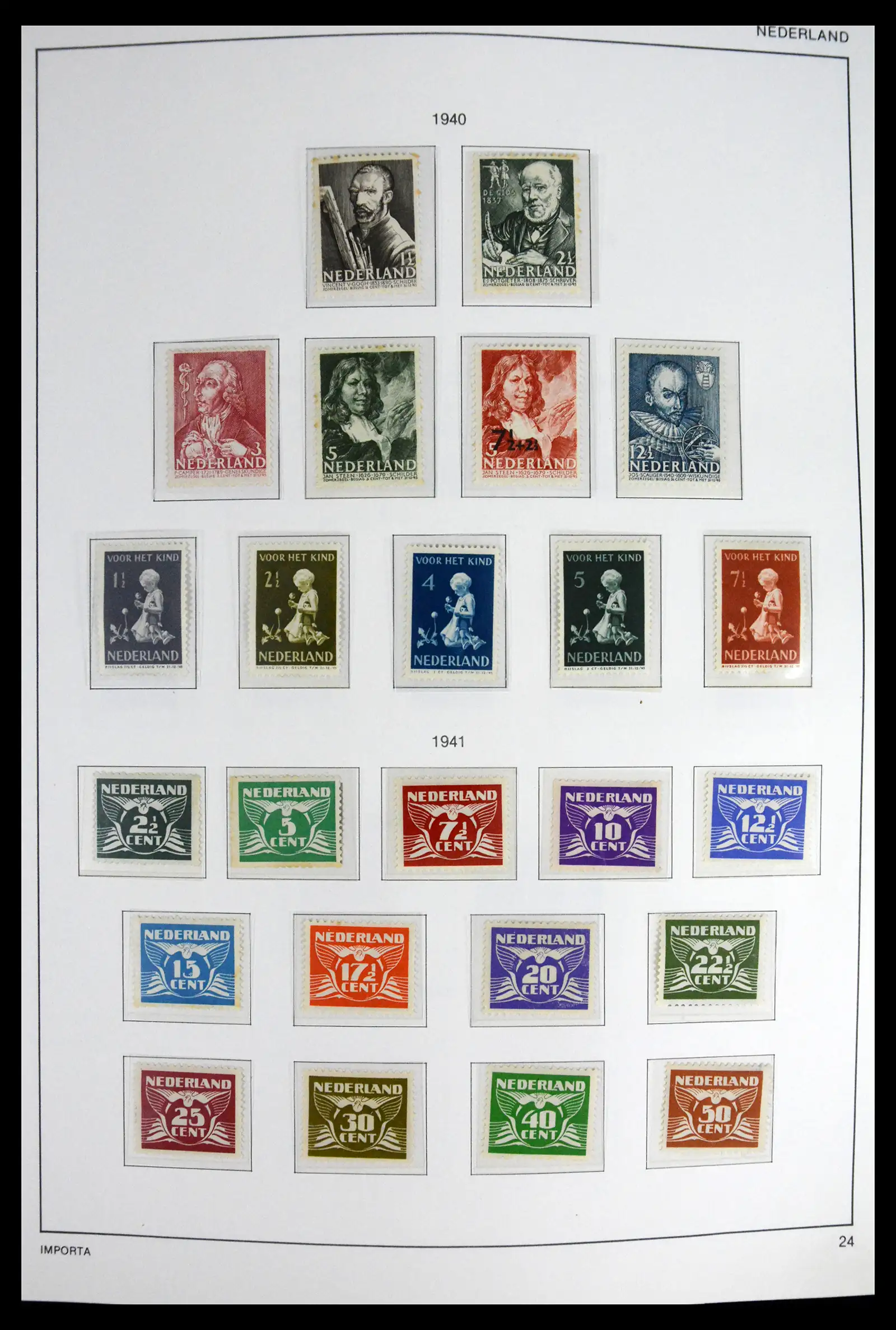 41609 0025 - Stamp collection 41609 Netherlands 1852-1980.