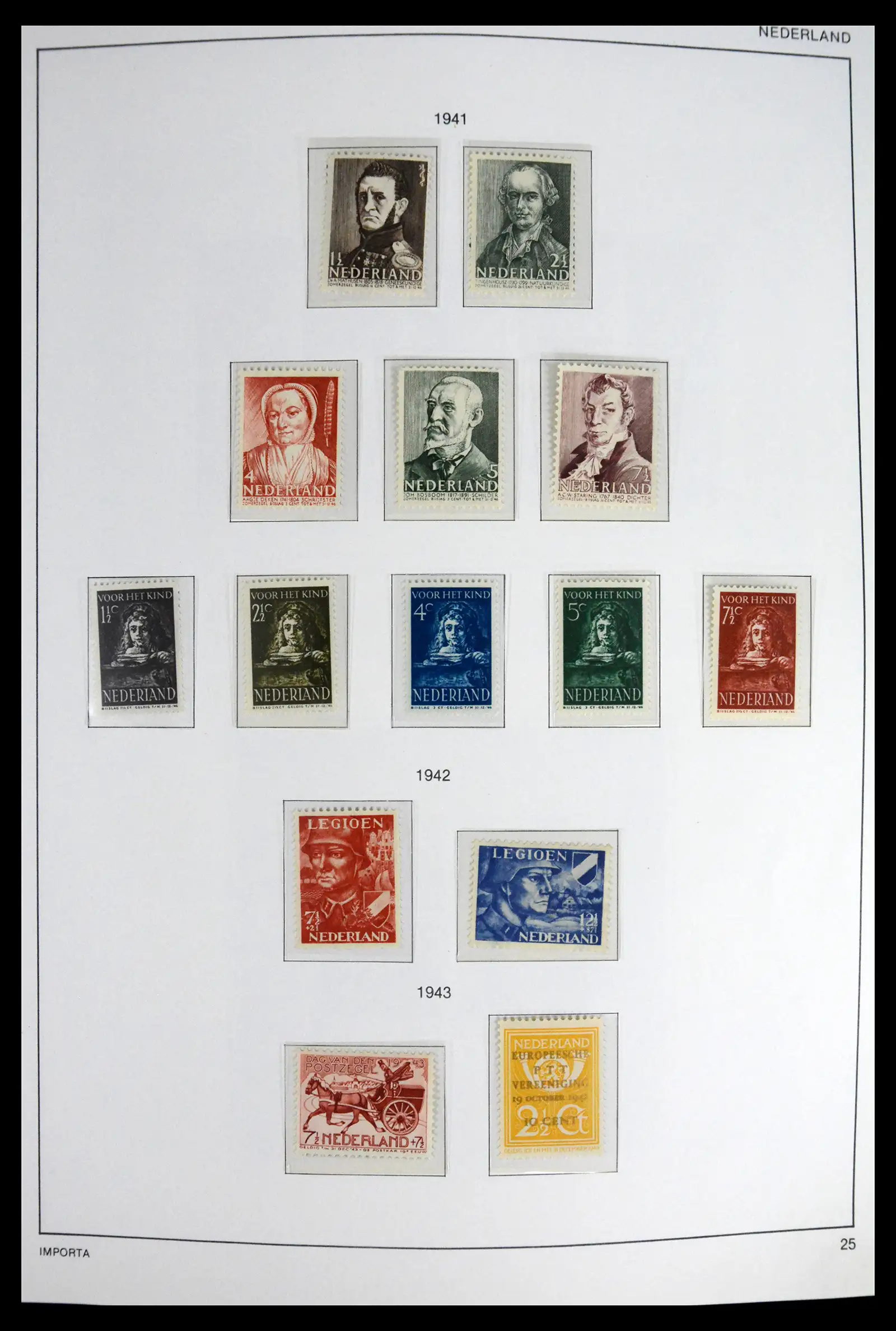 41609 0026 - Stamp collection 41609 Netherlands 1852-1980.