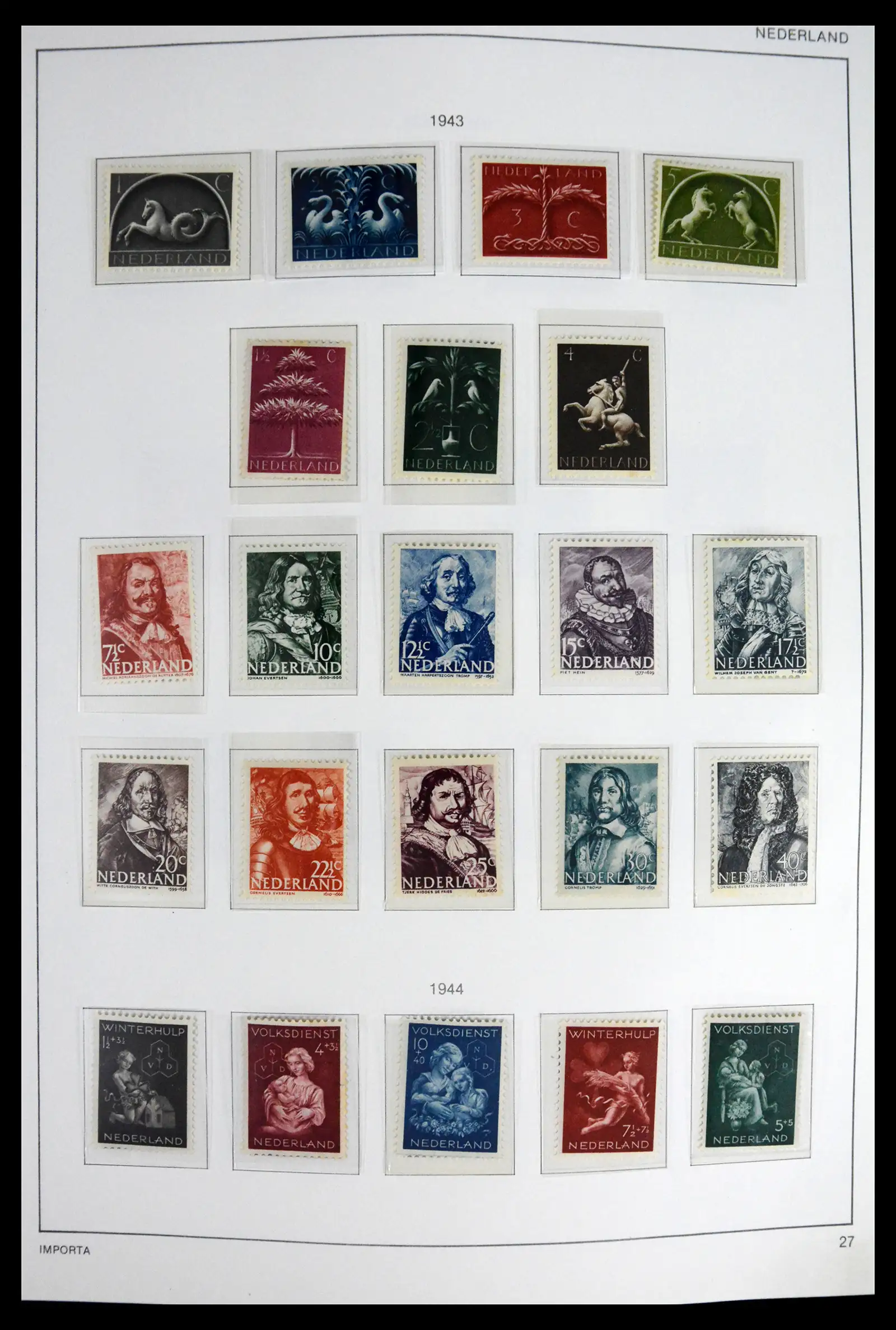 41609 0028 - Stamp collection 41609 Netherlands 1852-1980.