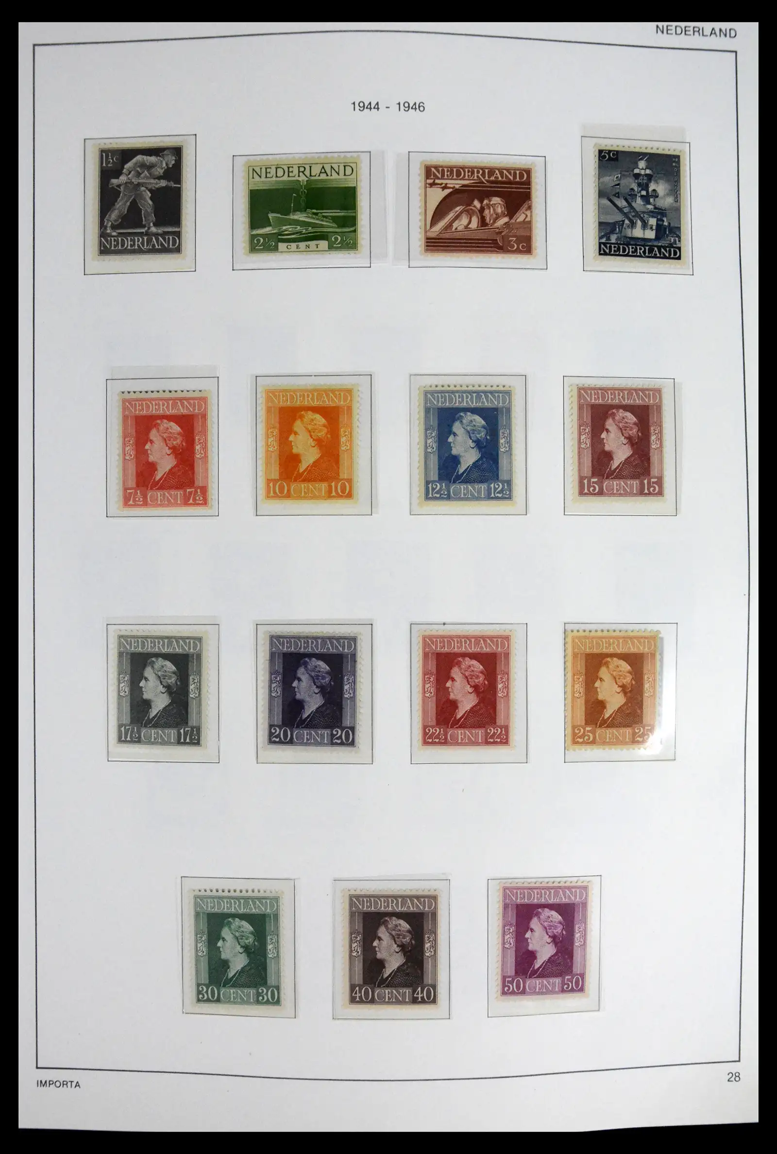 41609 0029 - Stamp collection 41609 Netherlands 1852-1980.