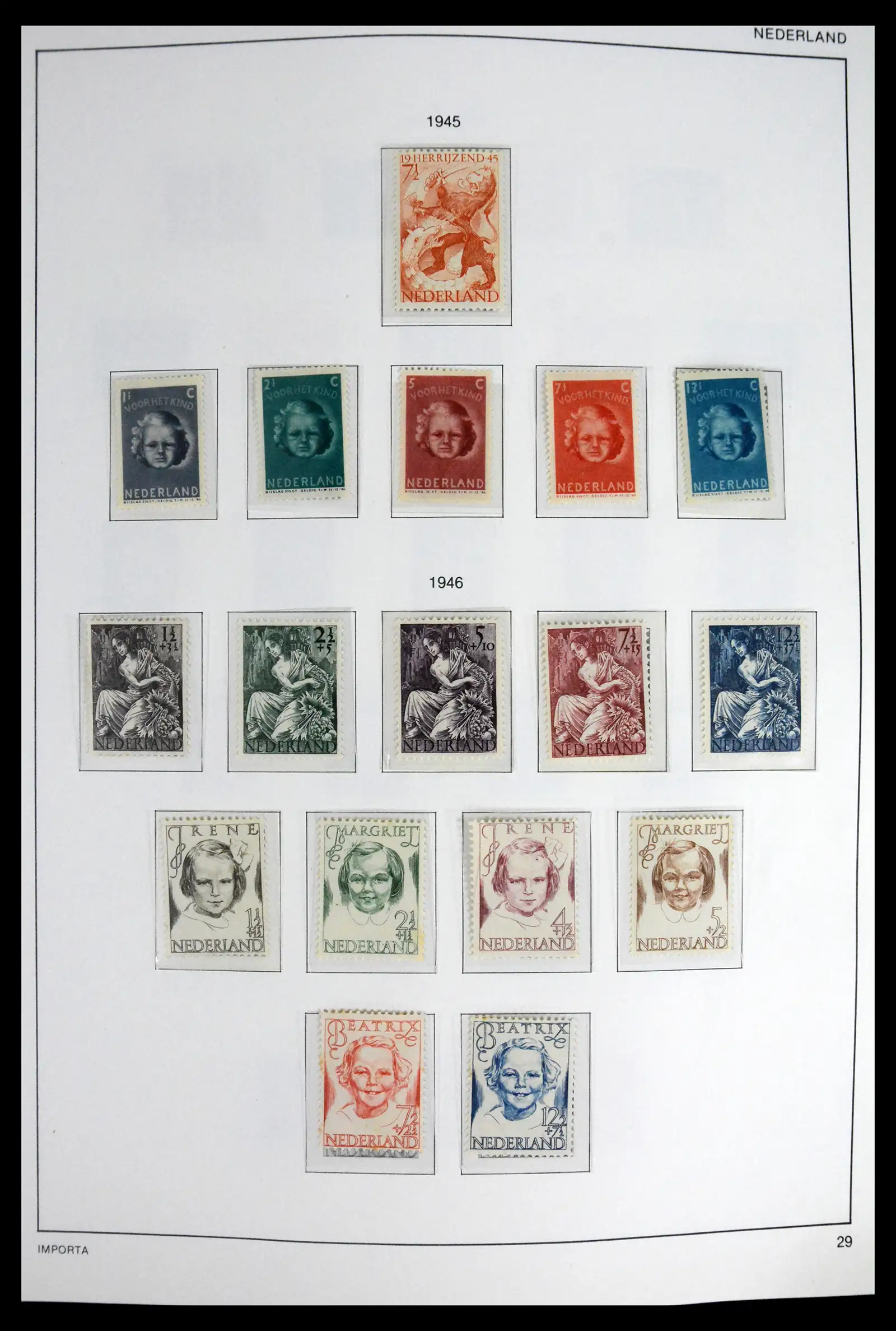 41609 0030 - Stamp collection 41609 Netherlands 1852-1980.
