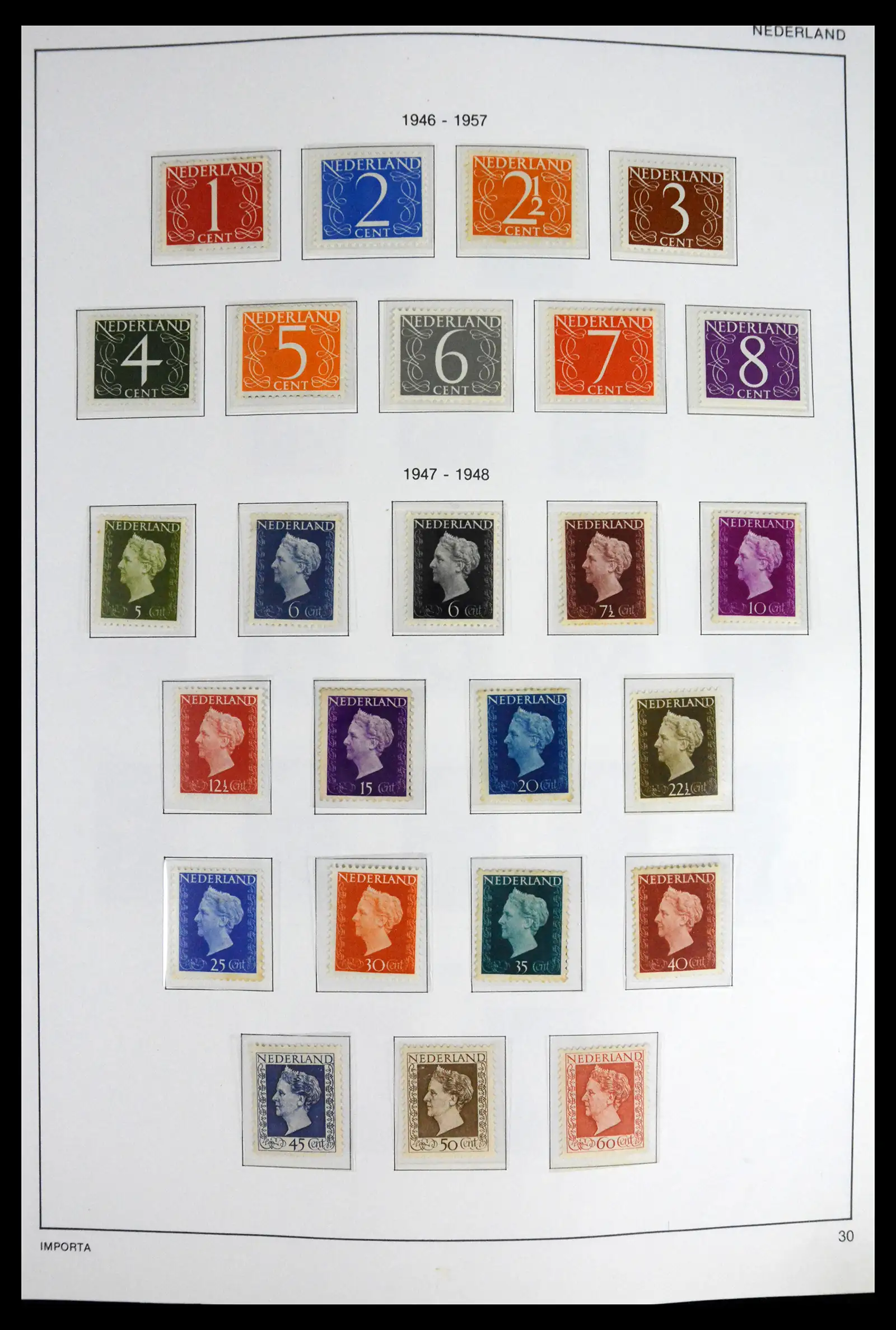 41609 0031 - Stamp collection 41609 Netherlands 1852-1980.