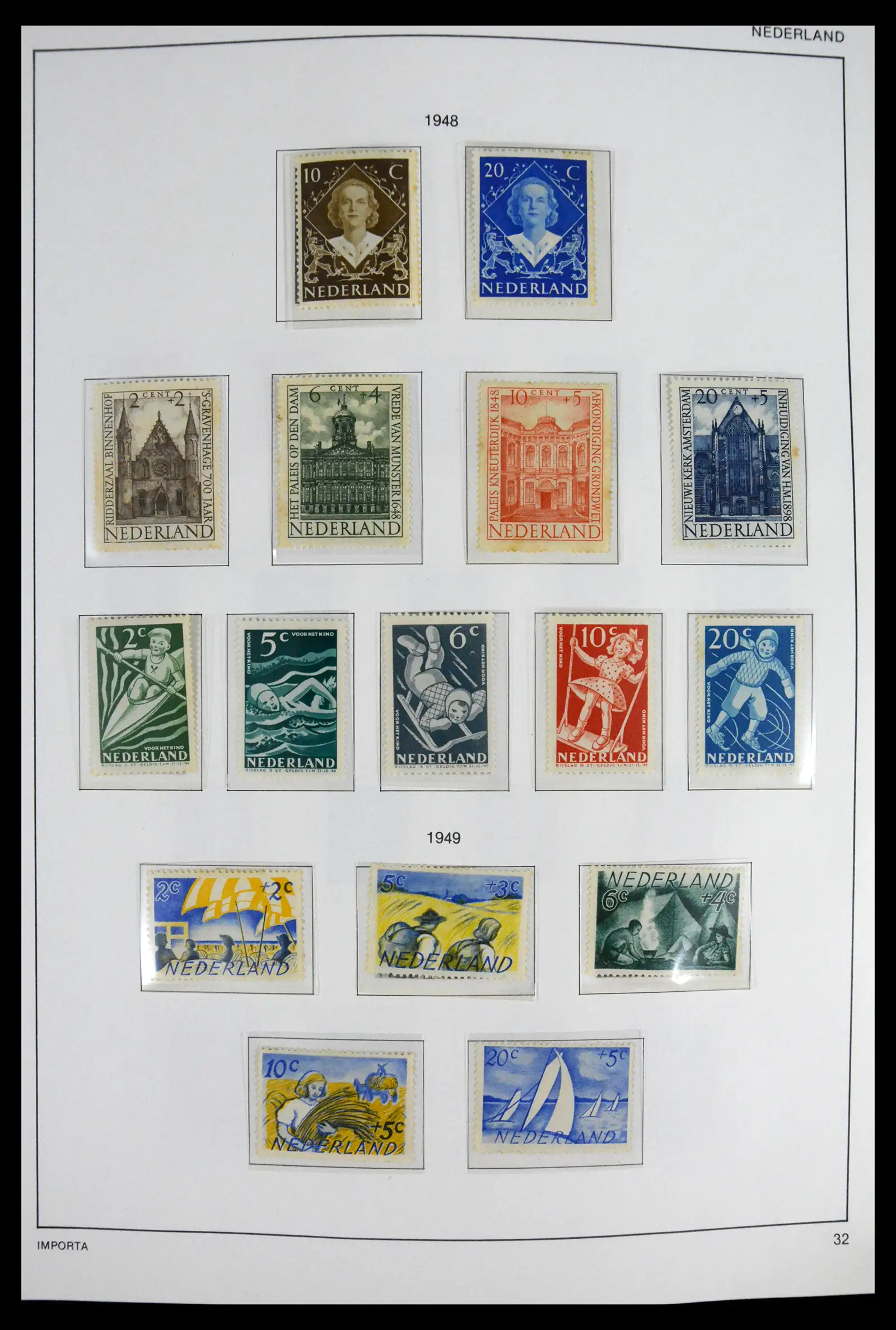 41609 0033 - Stamp collection 41609 Netherlands 1852-1980.