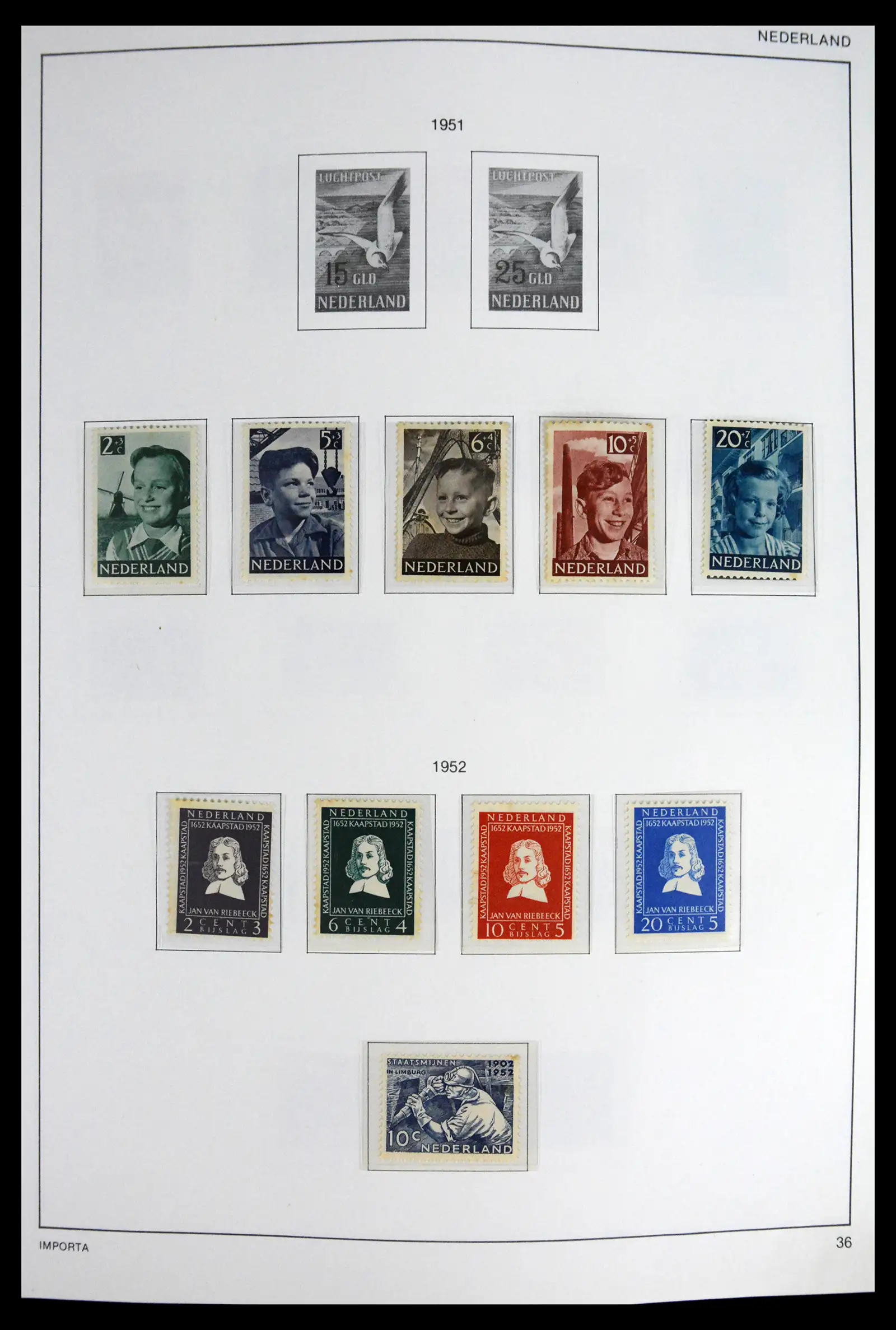 41609 0037 - Stamp collection 41609 Netherlands 1852-1980.
