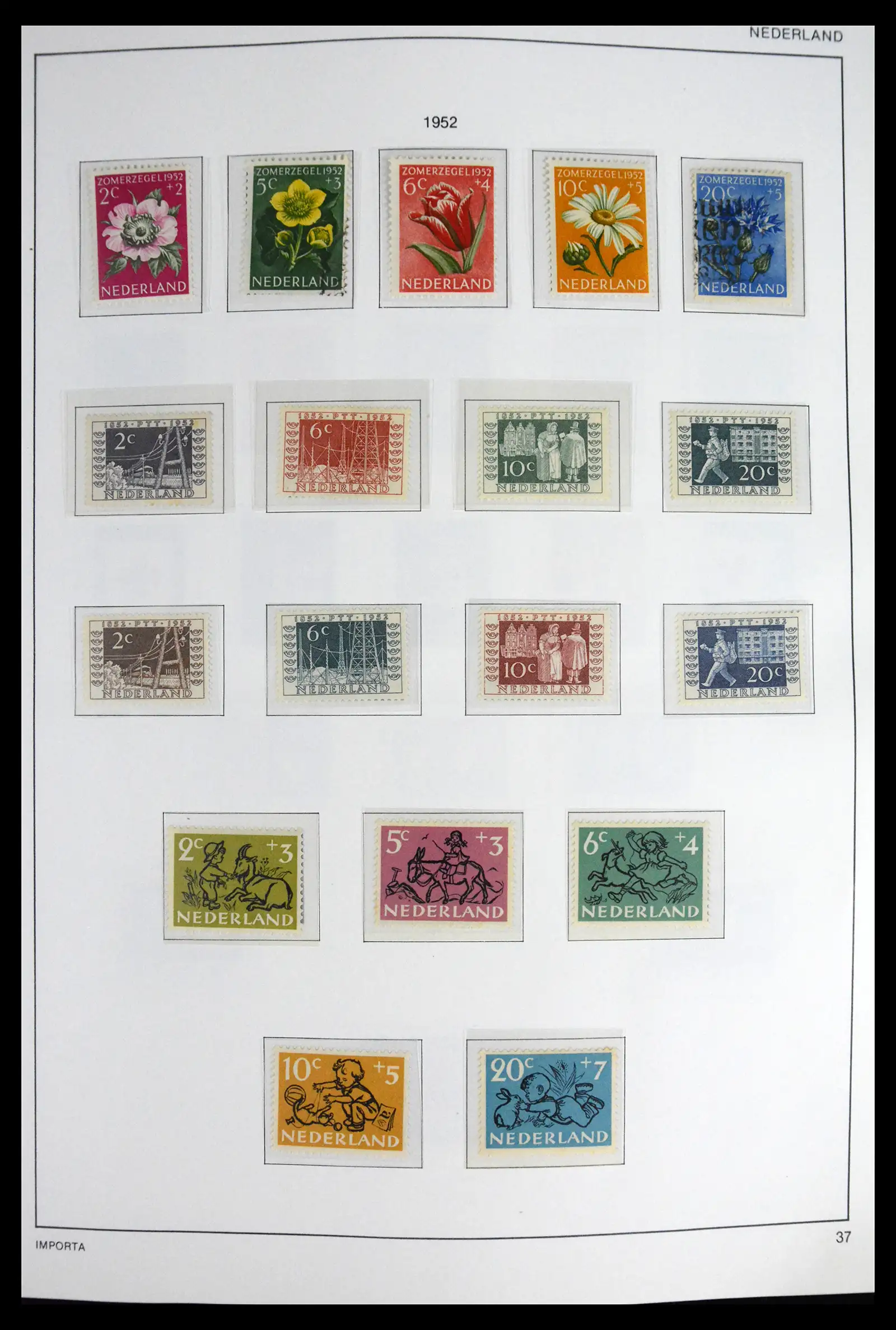 41609 0038 - Stamp collection 41609 Netherlands 1852-1980.