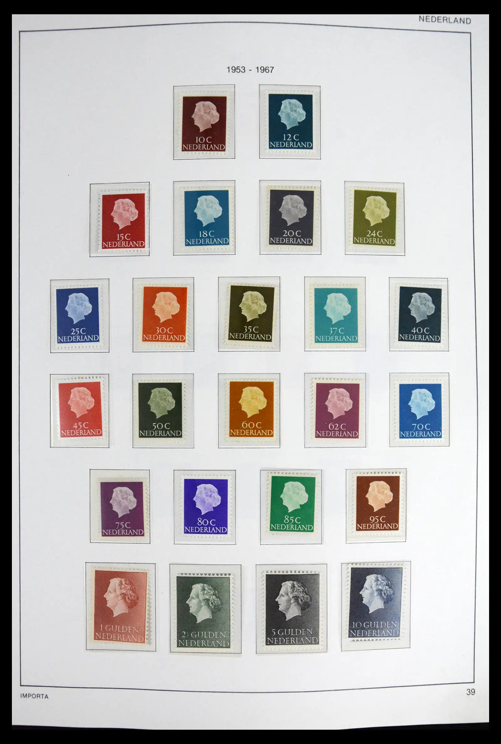 41609 0040 - Stamp collection 41609 Netherlands 1852-1980.