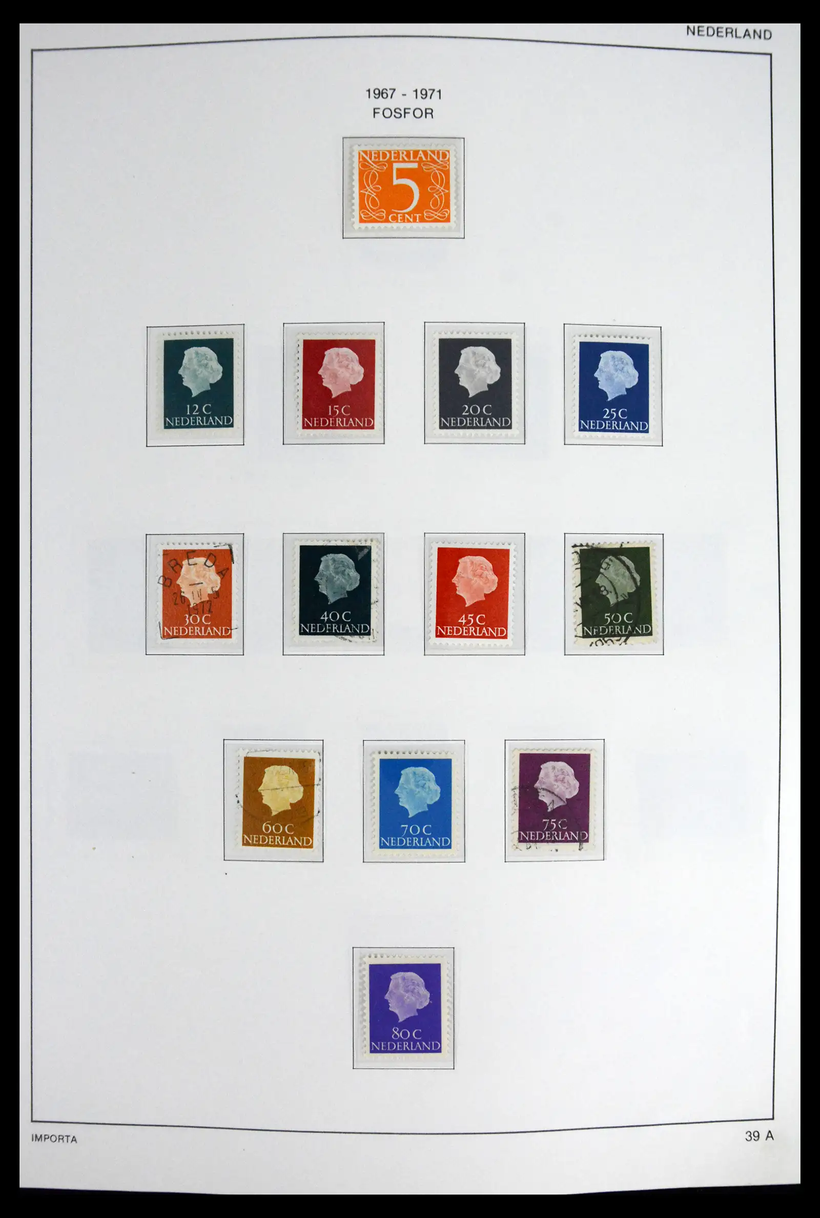 41609 0041 - Stamp collection 41609 Netherlands 1852-1980.