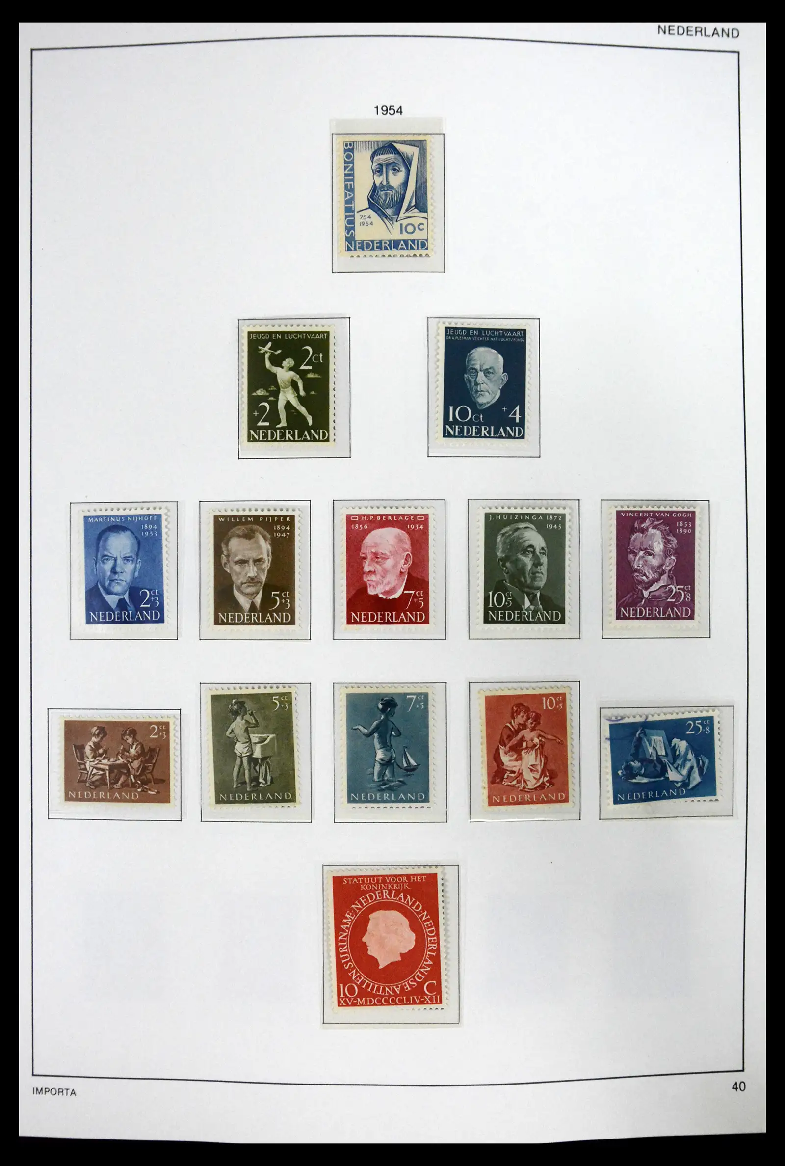 41609 0042 - Stamp collection 41609 Netherlands 1852-1980.