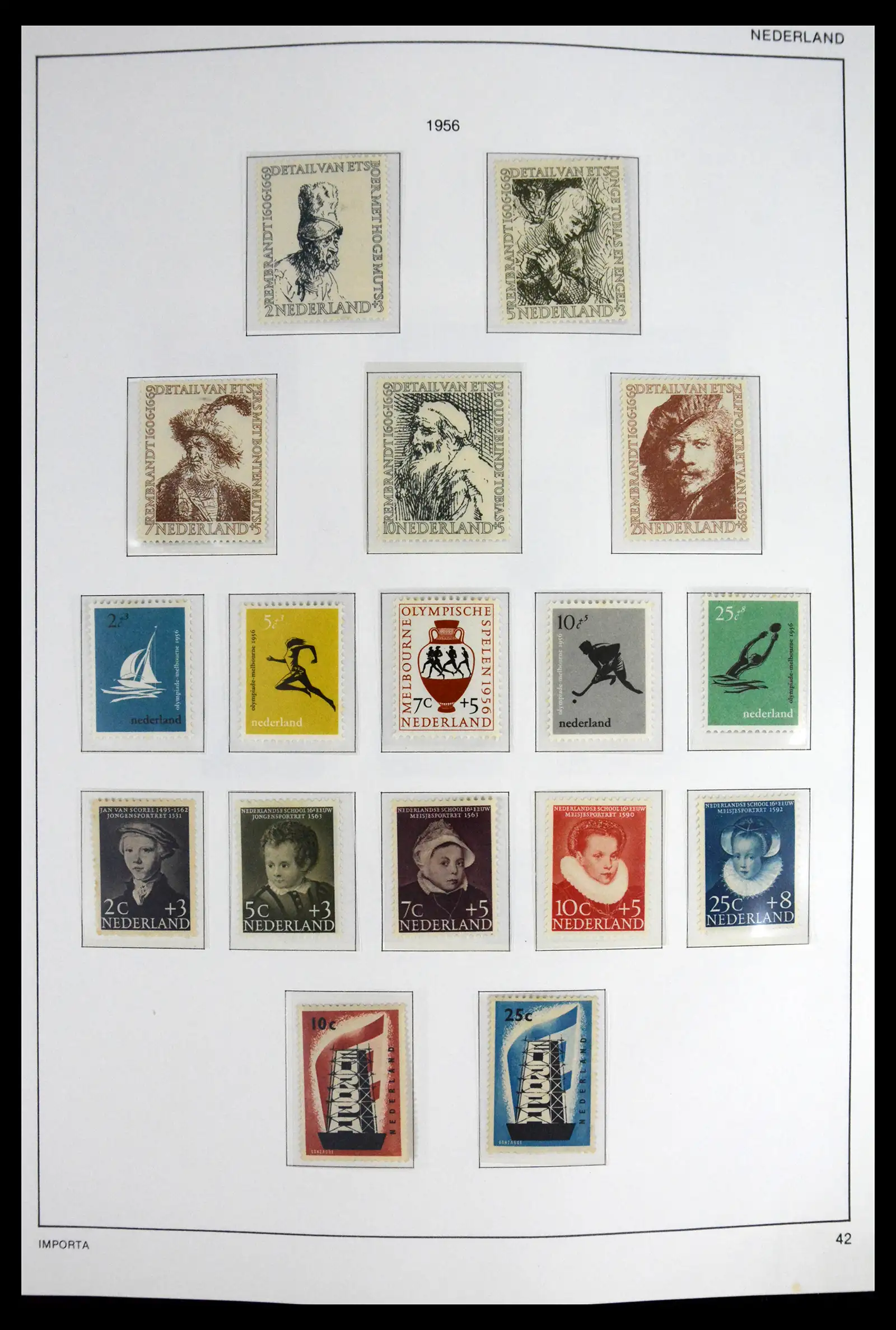 41609 0044 - Stamp collection 41609 Netherlands 1852-1980.