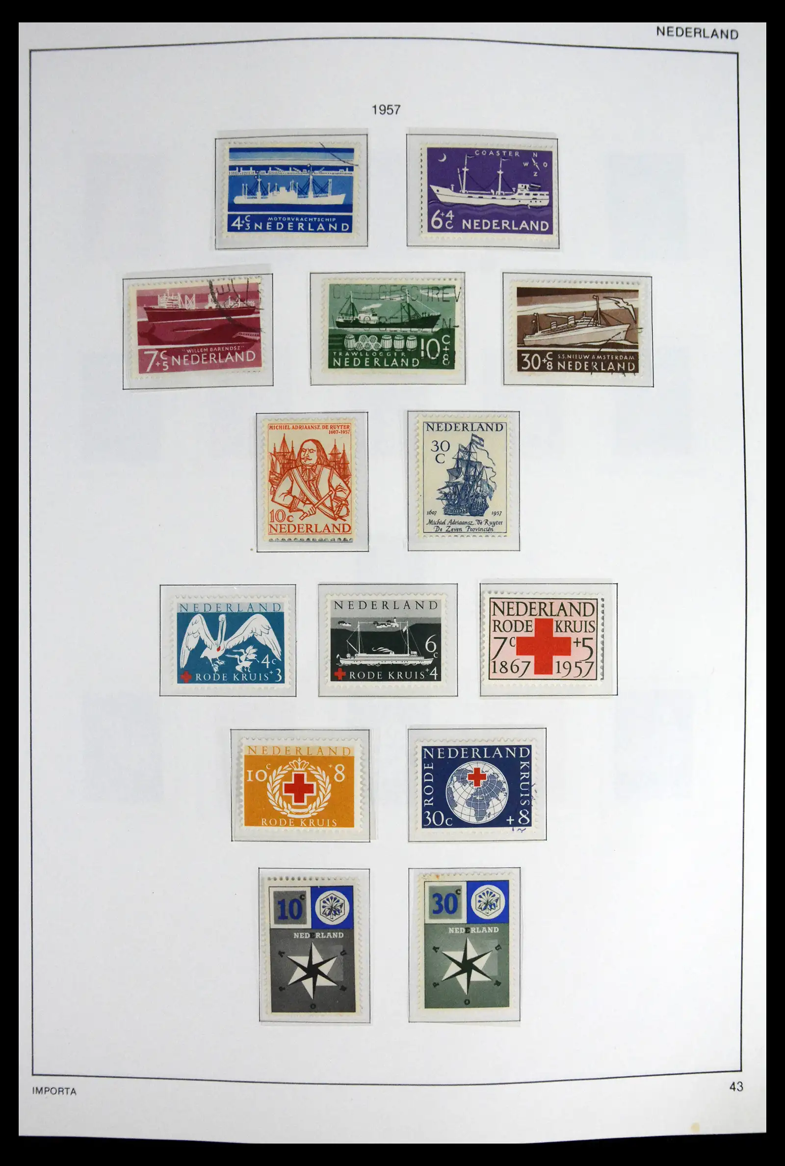 41609 0045 - Stamp collection 41609 Netherlands 1852-1980.