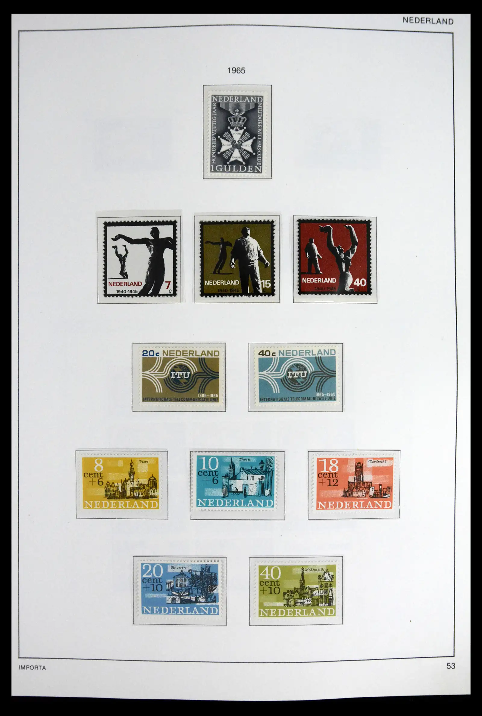 41609 0055 - Stamp collection 41609 Netherlands 1852-1980.