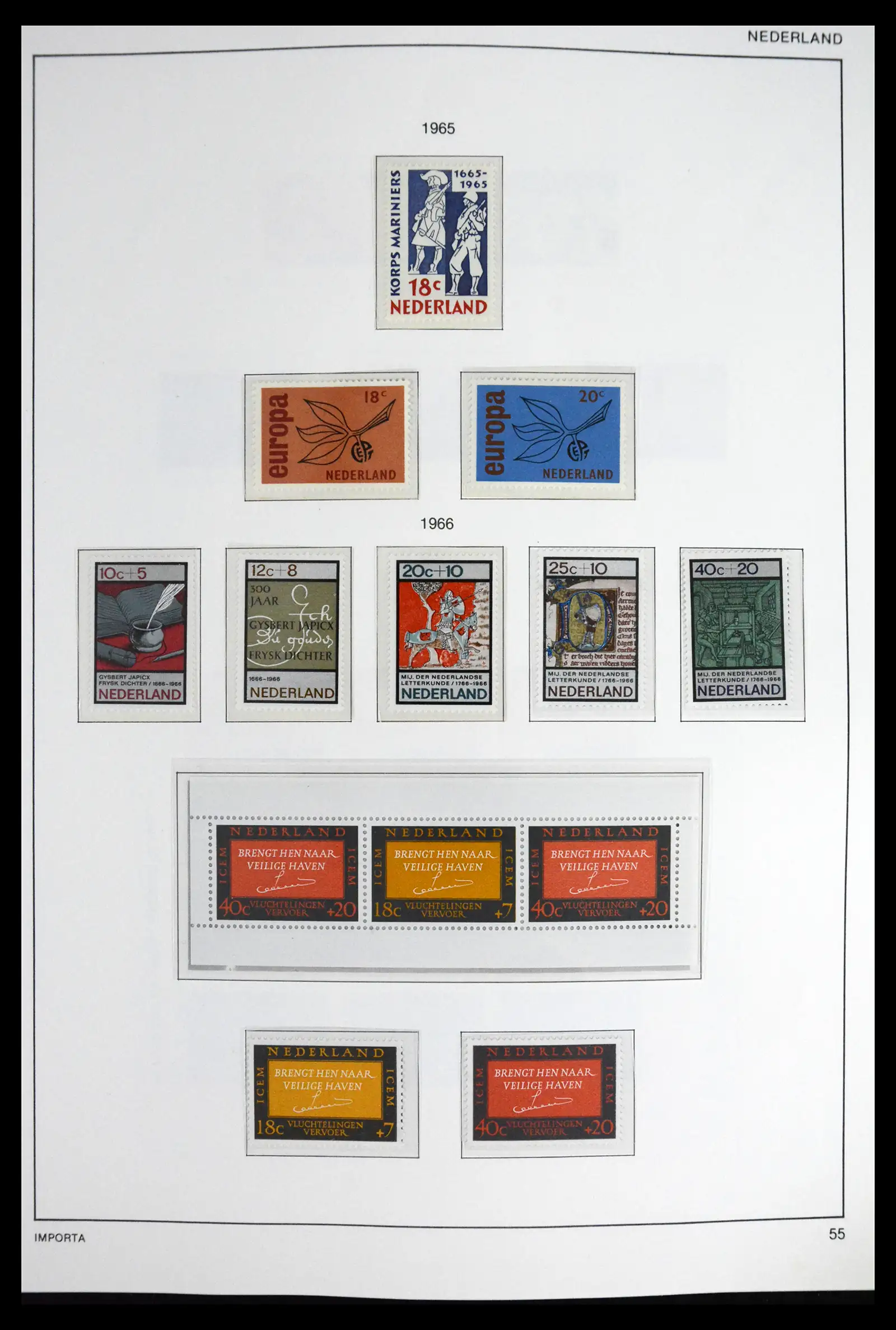 41609 0057 - Stamp collection 41609 Netherlands 1852-1980.