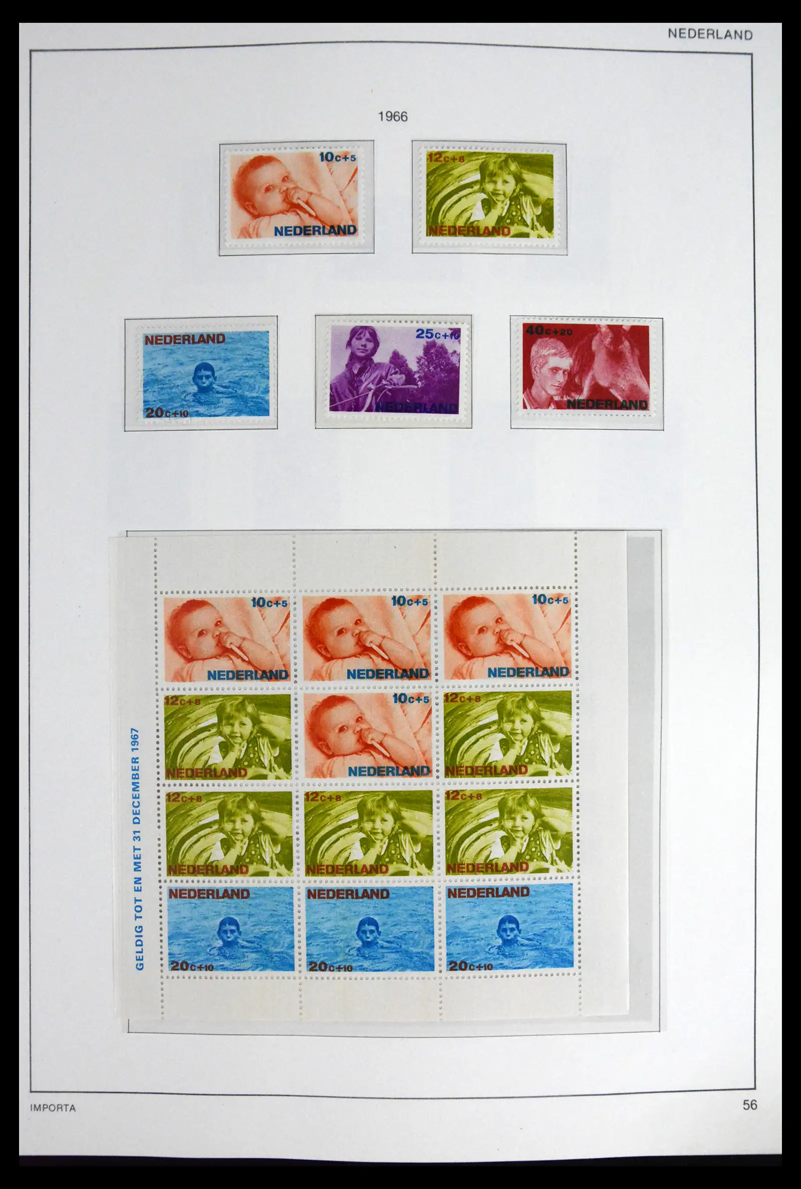 41609 0058 - Stamp collection 41609 Netherlands 1852-1980.