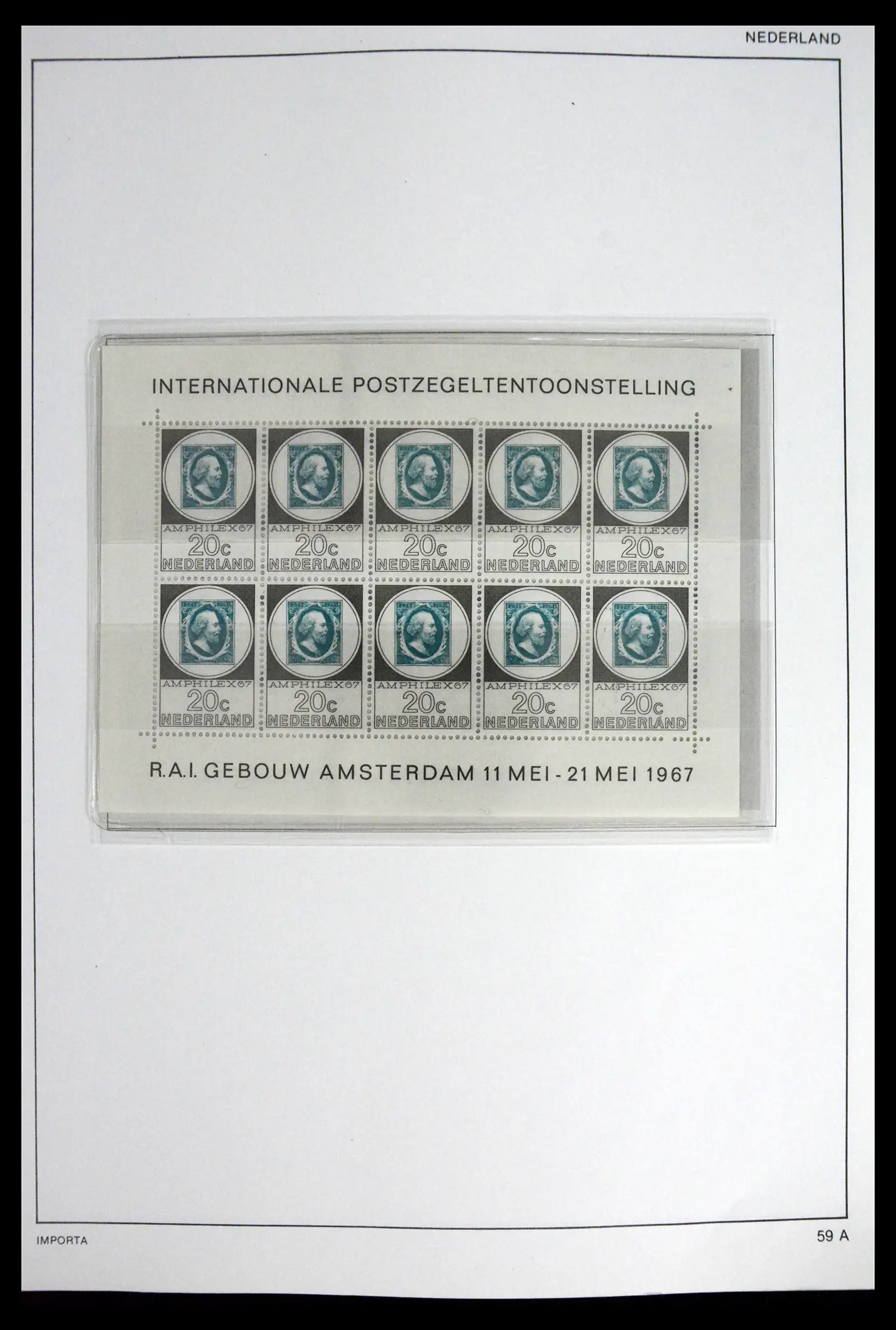 41609 0062 - Stamp collection 41609 Netherlands 1852-1980.