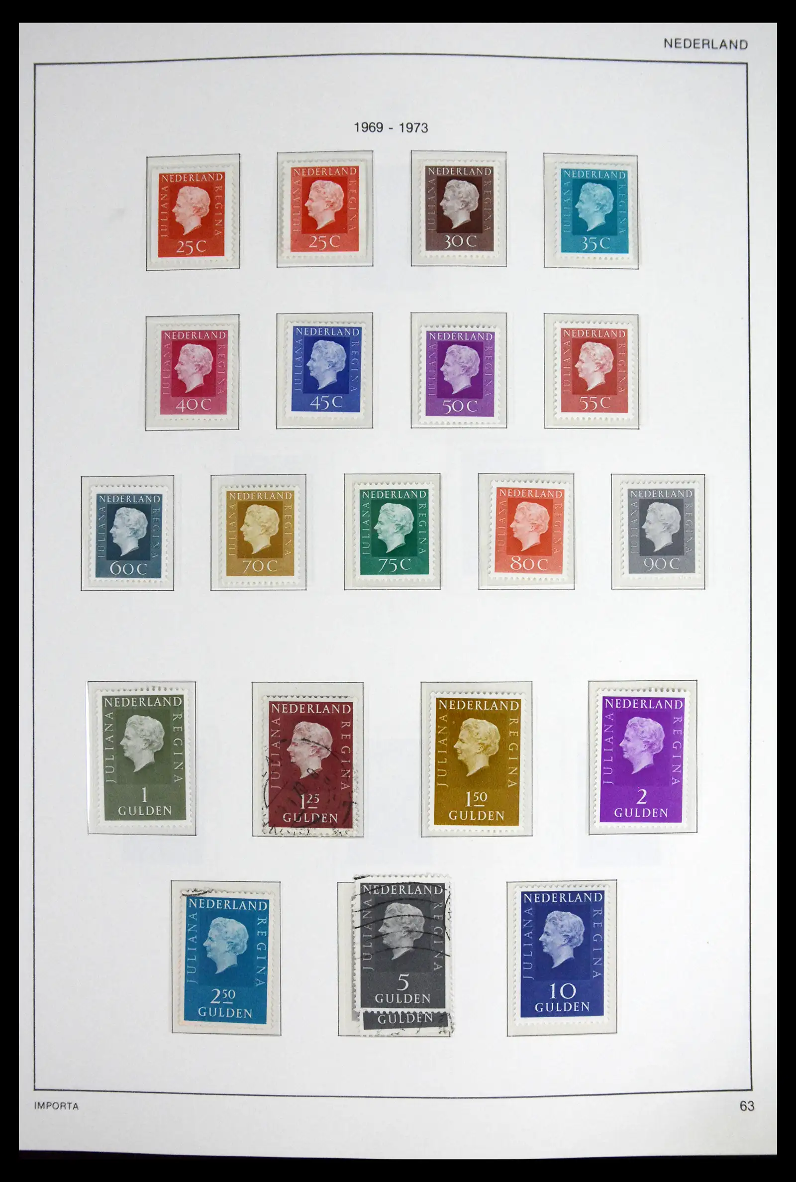 41609 0068 - Stamp collection 41609 Netherlands 1852-1980.