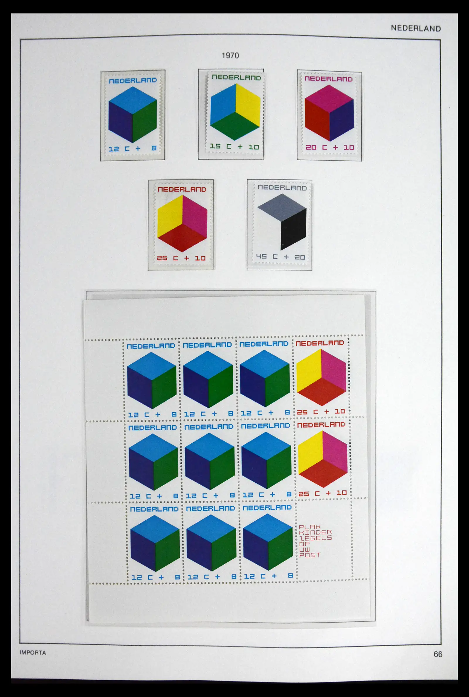 41609 0072 - Stamp collection 41609 Netherlands 1852-1980.