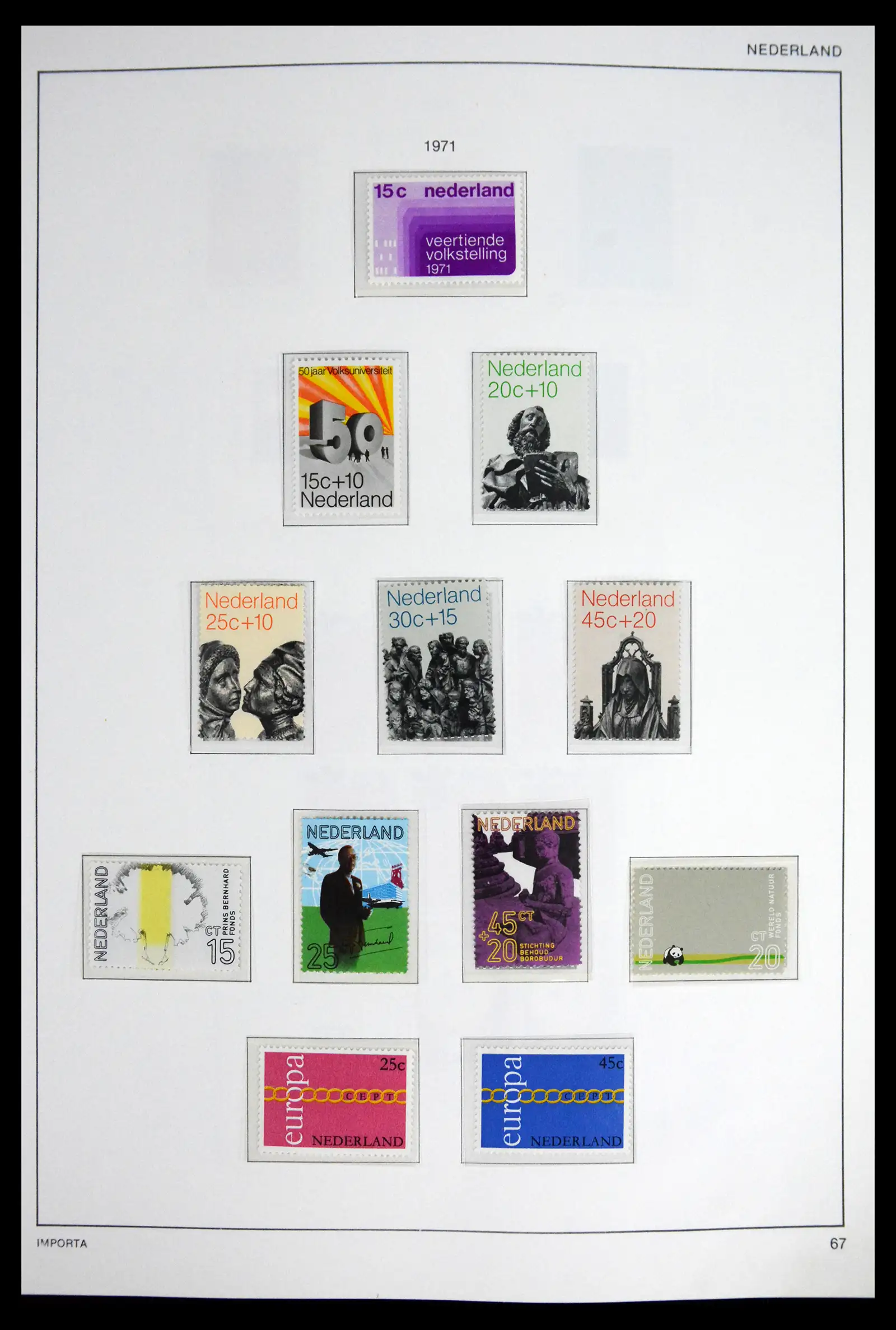 41609 0073 - Stamp collection 41609 Netherlands 1852-1980.