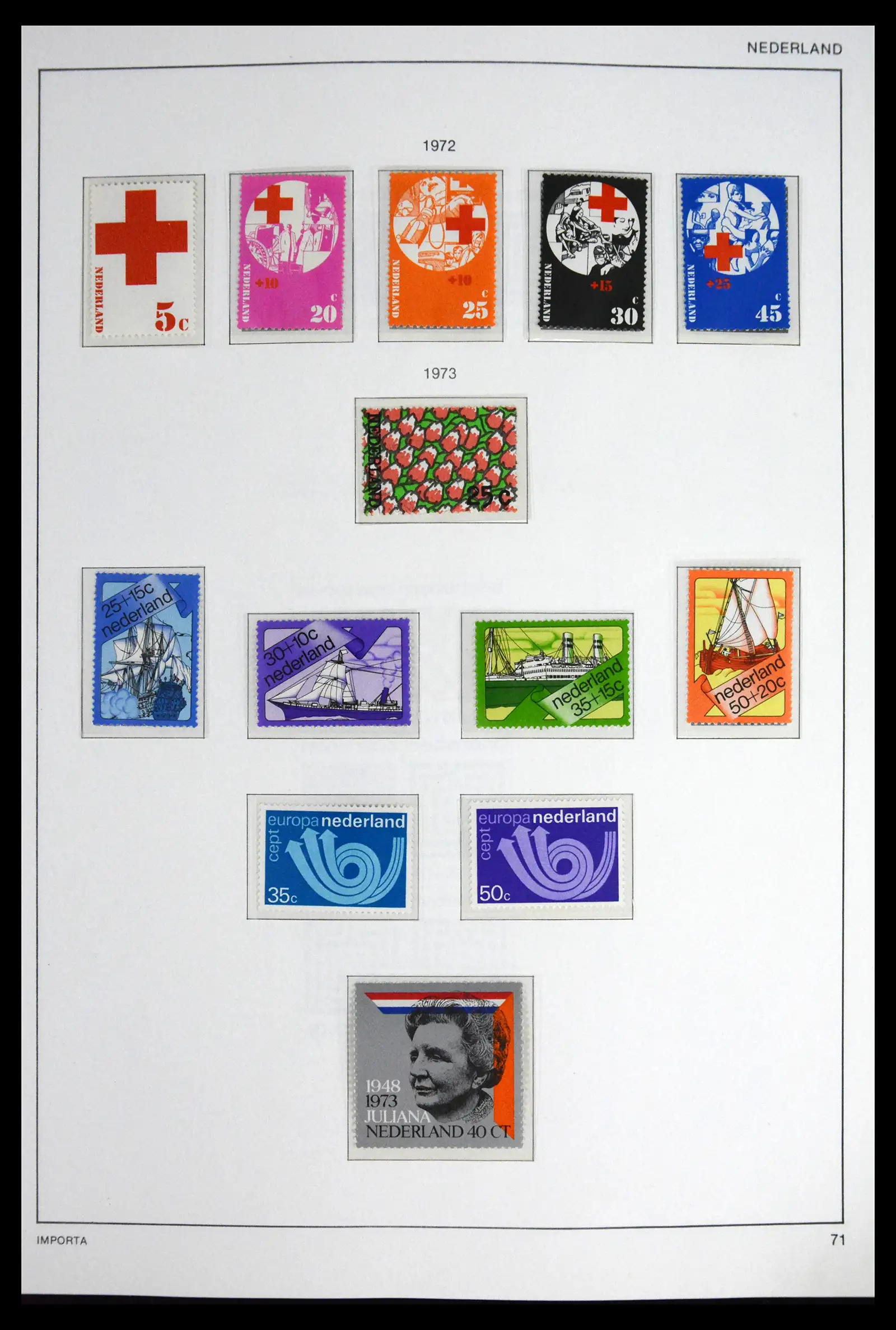 41609 0077 - Stamp collection 41609 Netherlands 1852-1980.