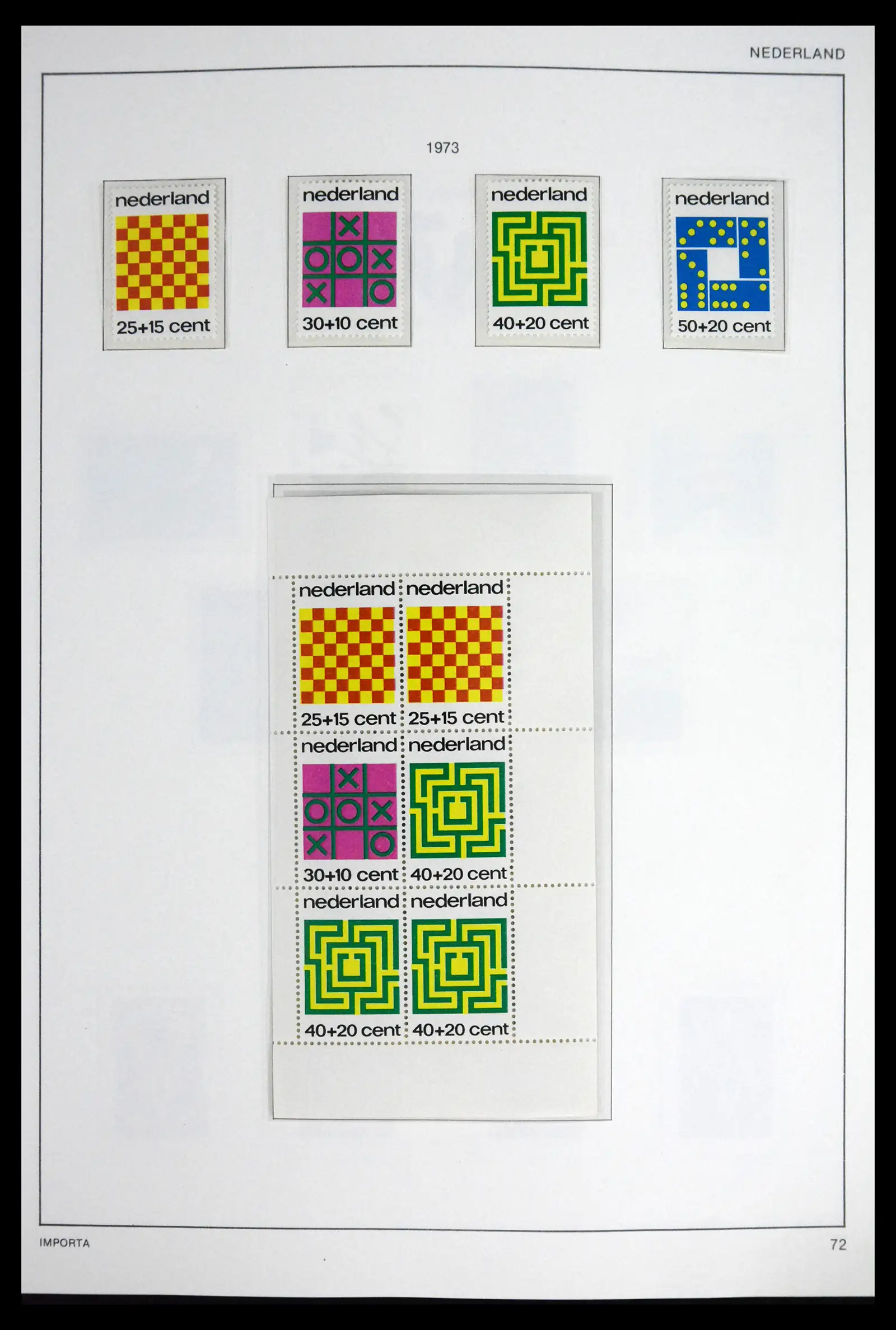 41609 0078 - Stamp collection 41609 Netherlands 1852-1980.