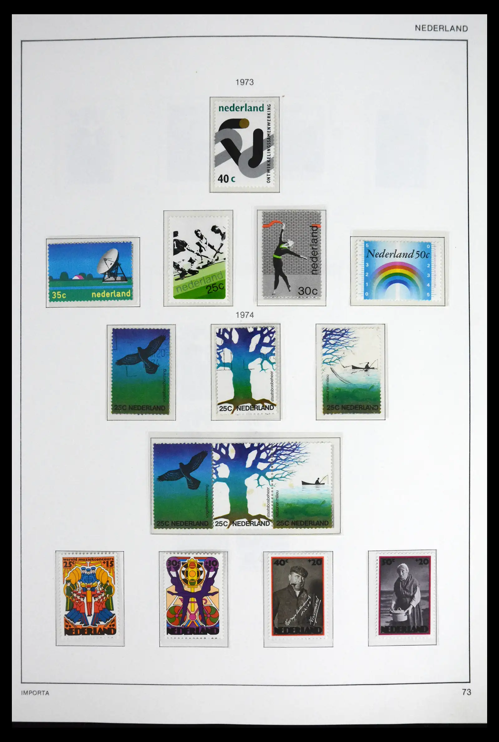 41609 0079 - Stamp collection 41609 Netherlands 1852-1980.