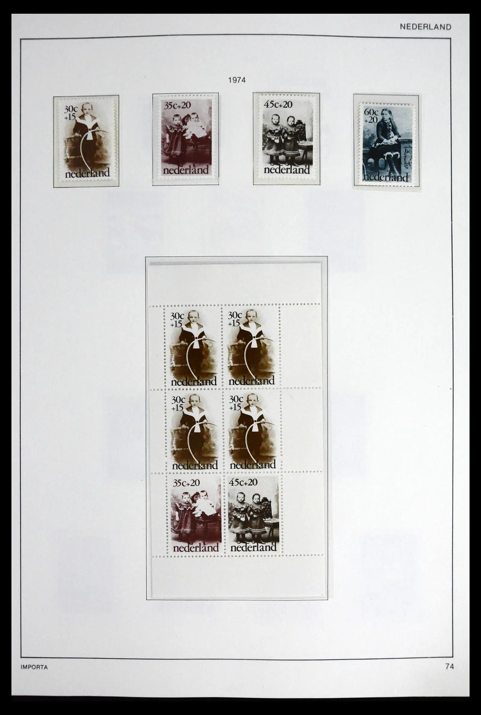 41609 0080 - Stamp collection 41609 Netherlands 1852-1980.