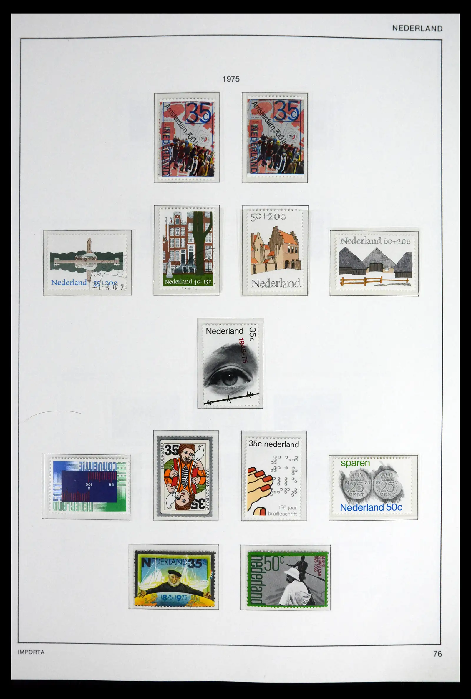 41609 0082 - Stamp collection 41609 Netherlands 1852-1980.