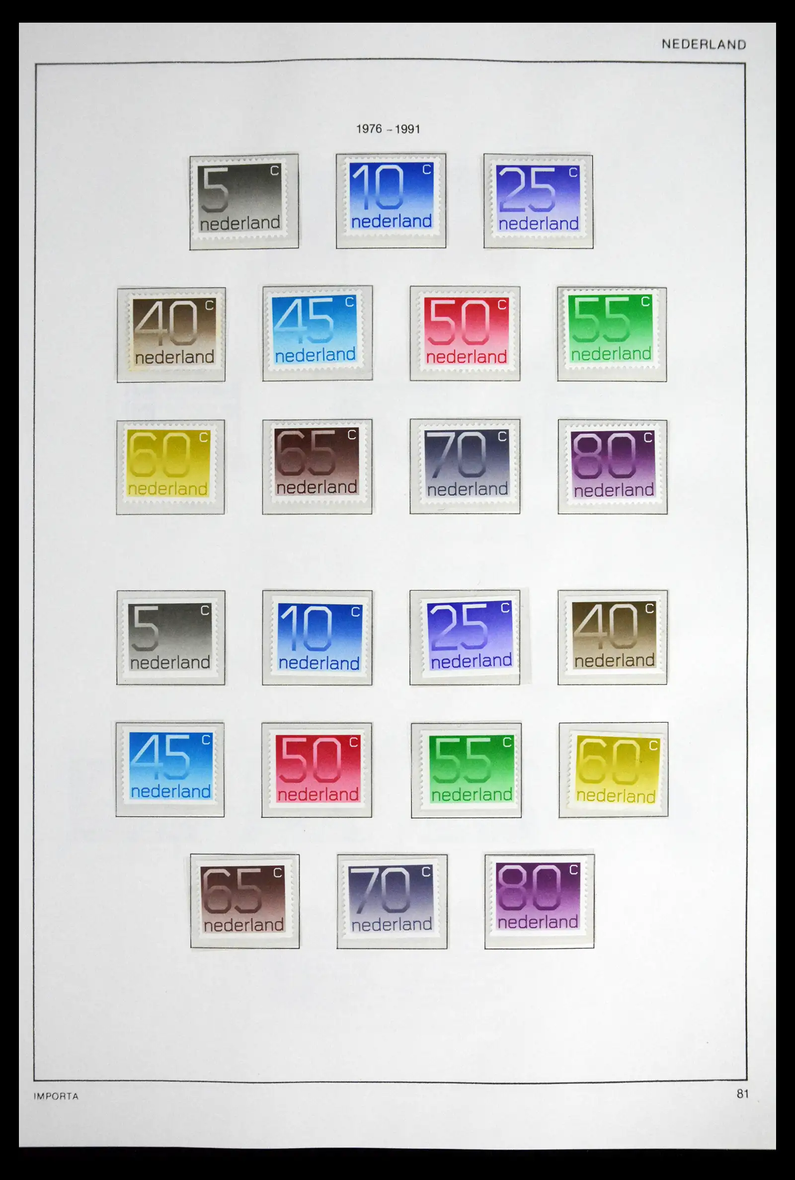 41609 0088 - Stamp collection 41609 Netherlands 1852-1980.