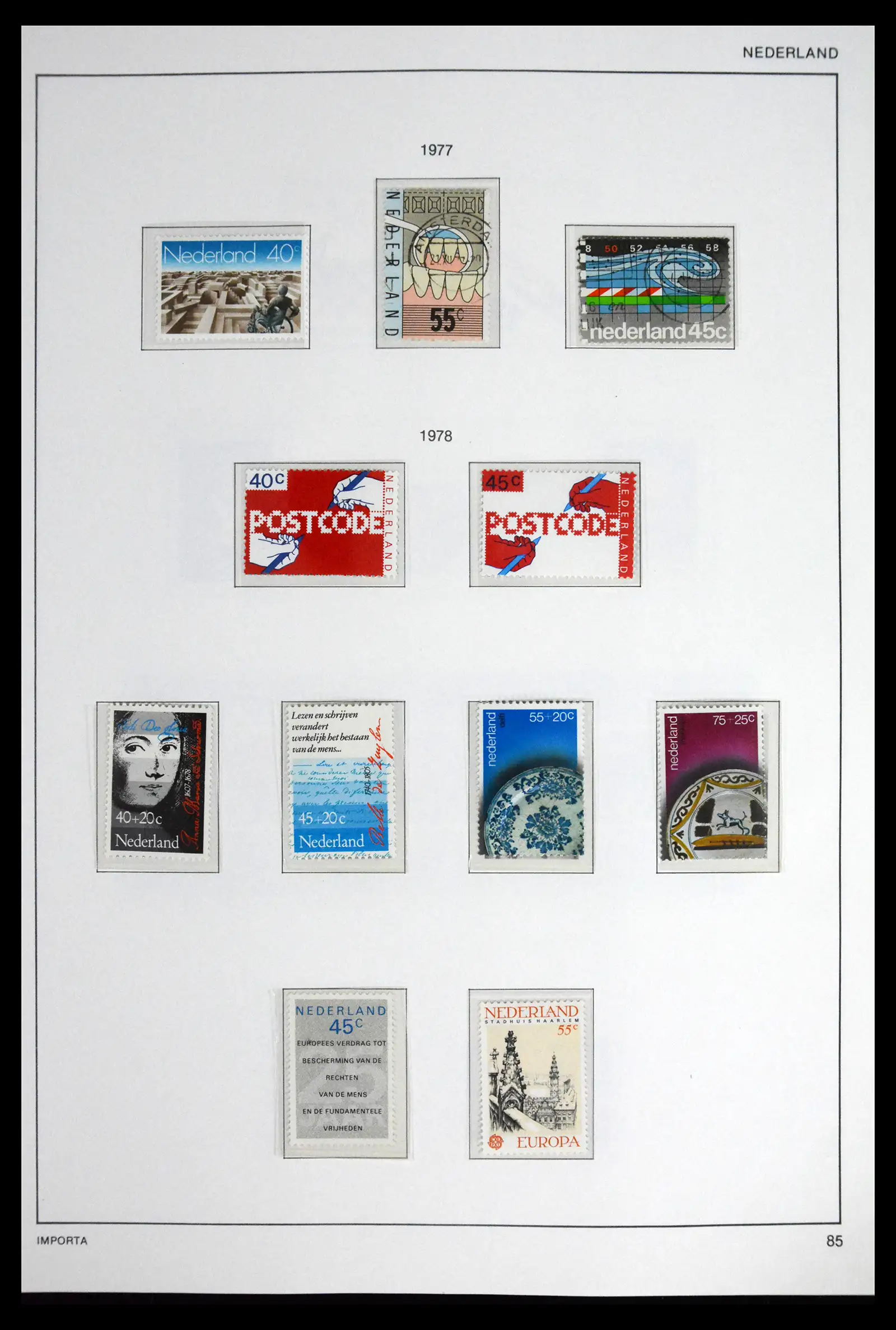 41609 0092 - Stamp collection 41609 Netherlands 1852-1980.