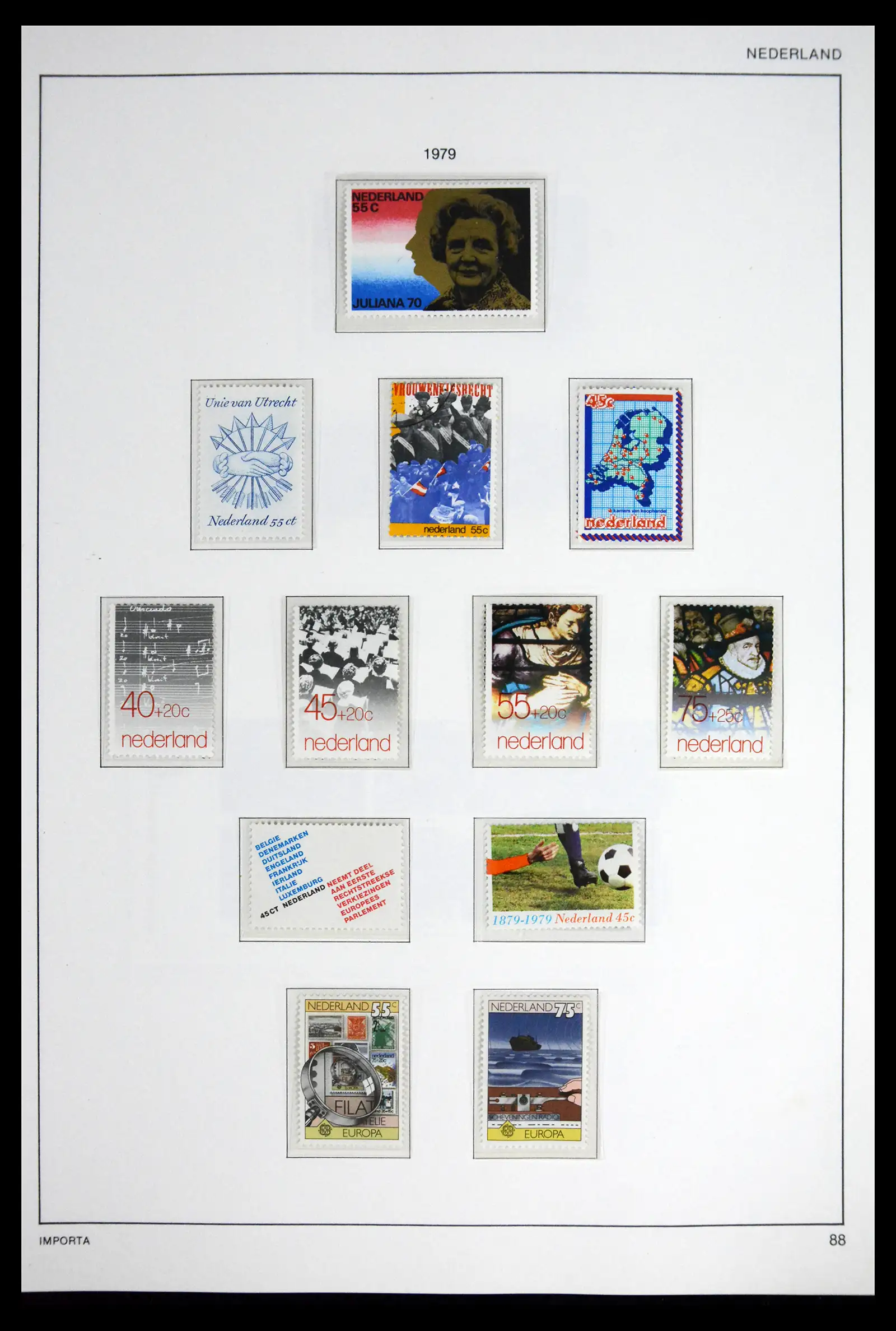 41609 0095 - Stamp collection 41609 Netherlands 1852-1980.